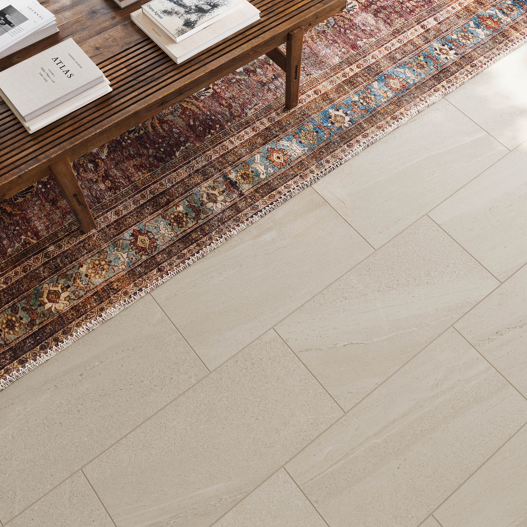 Bryce 12x24 Satin Porcelain Tile in Dune - Image 2