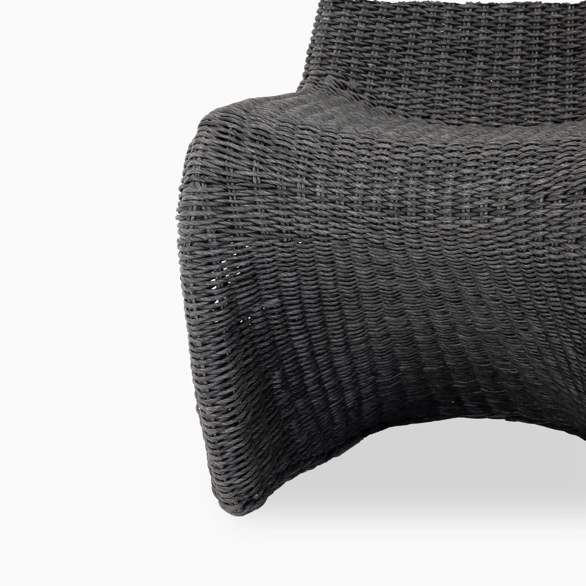 Calandor Outdoor Dining Chair in Vintage Coal - Image 7