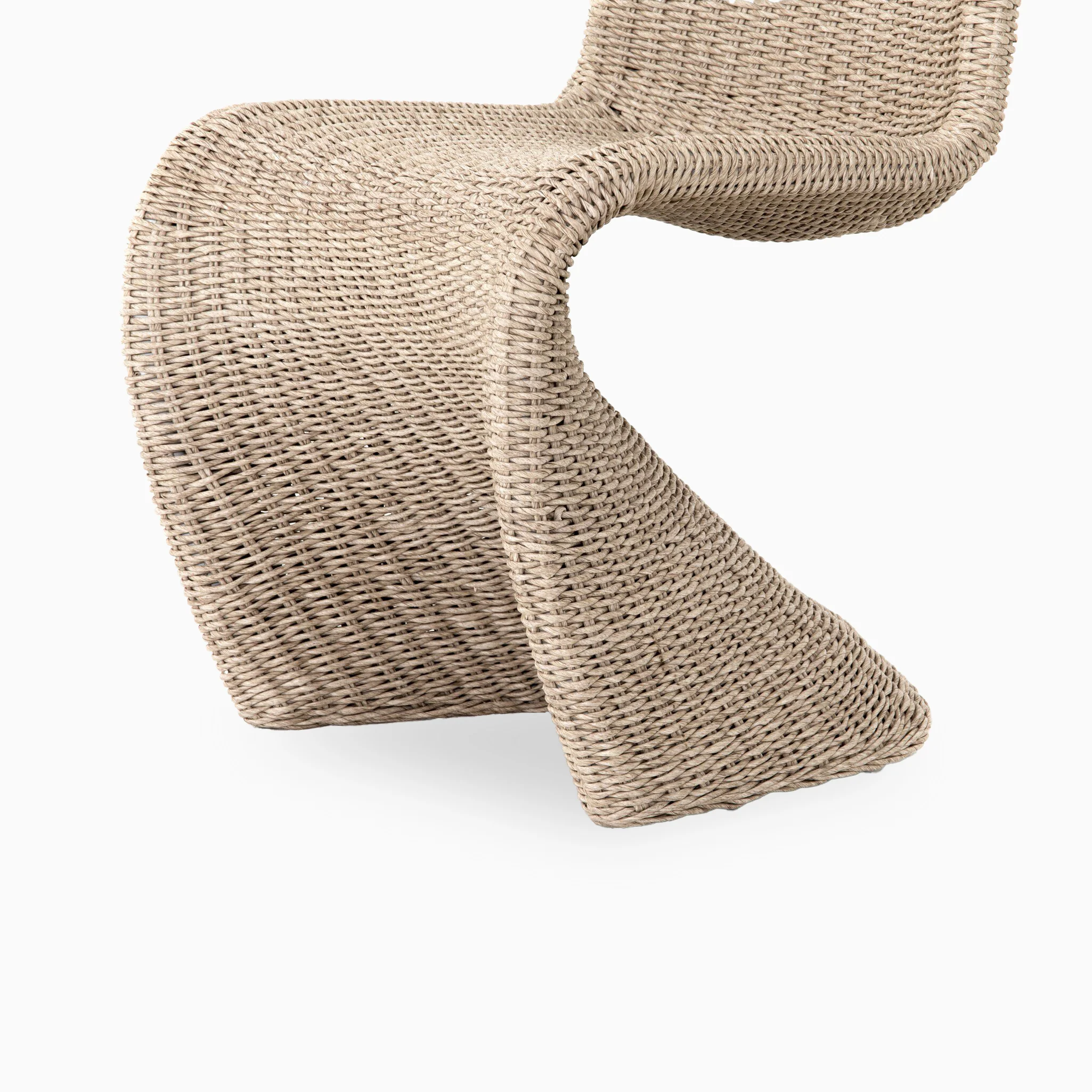 Calandor Outdoor Dining Chair in Vintage White - Image 5