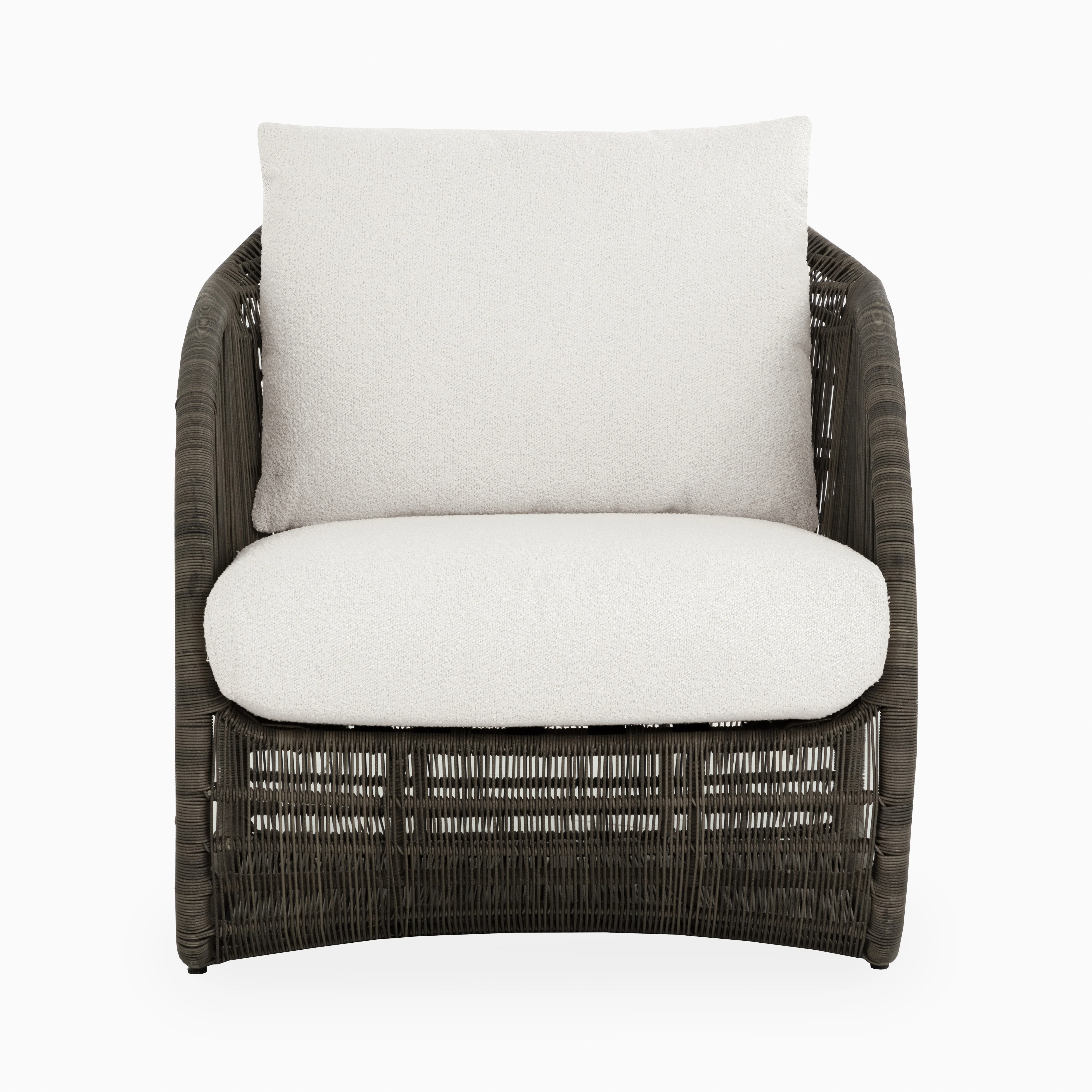 Caldra Outdoor Lounge Chair in Cream - Image 4