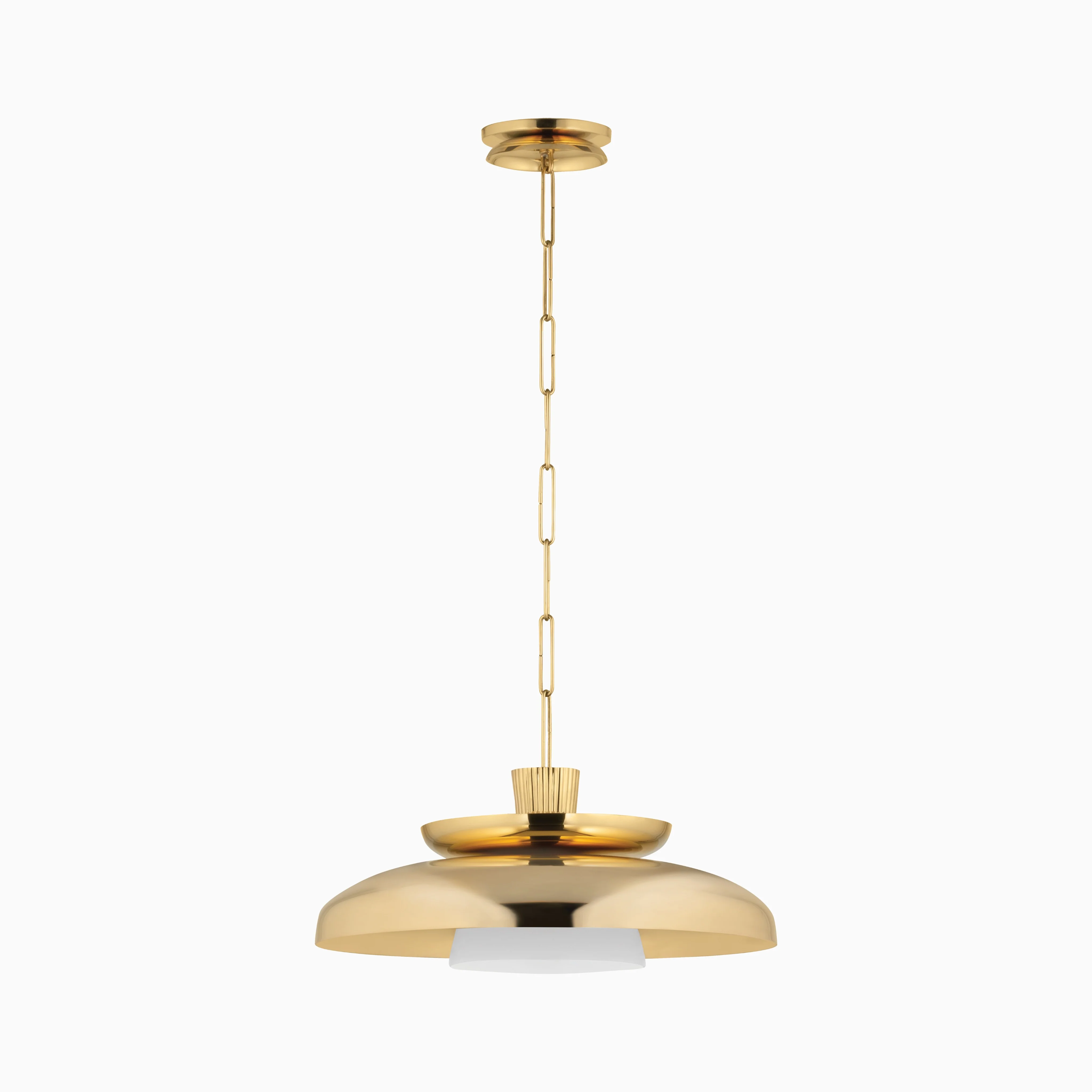 Carly 22" Pendant in Vintage Brass - Image 4