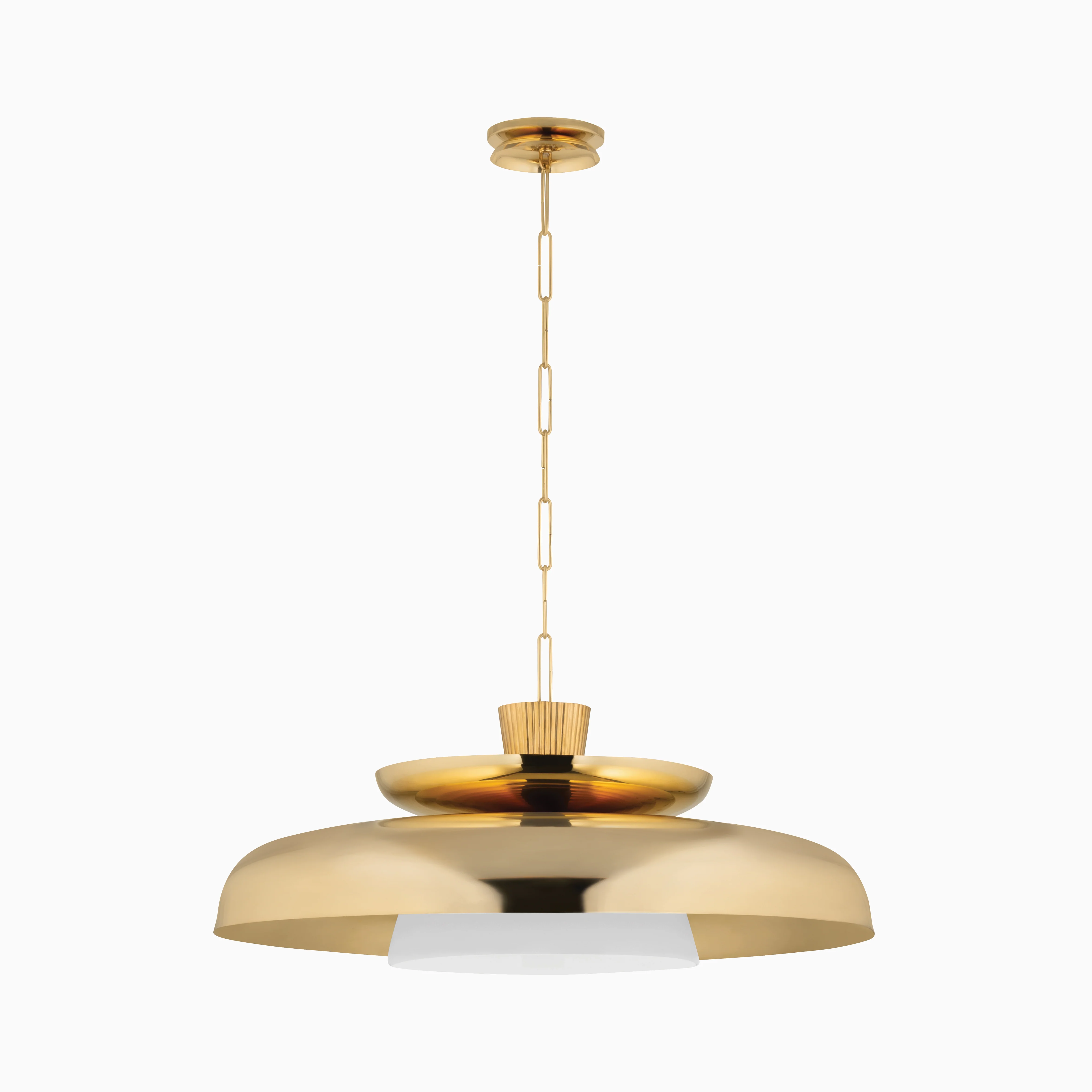 Carly 34" Pendant in Vintage Brass - Image 3