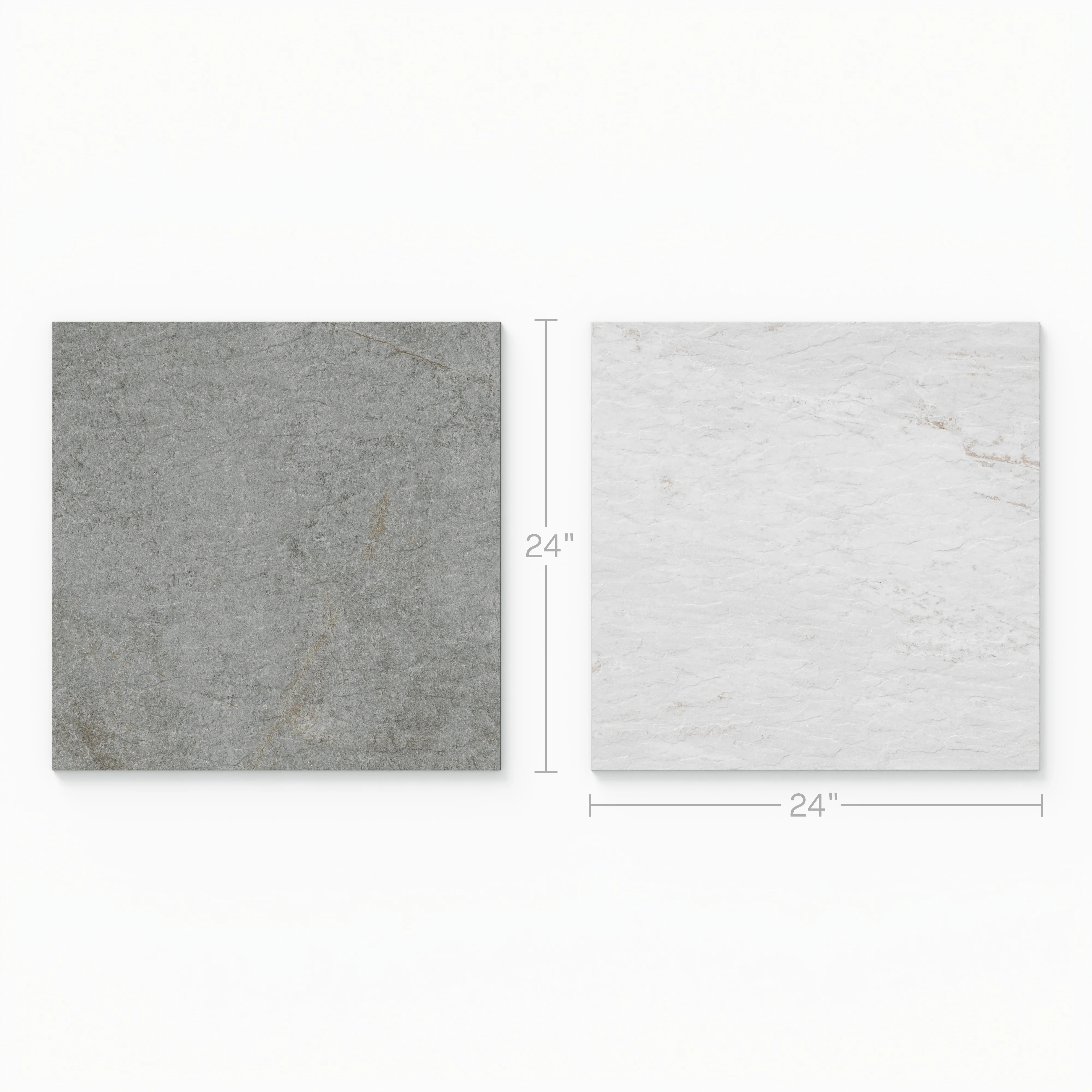 Carter 24x24 Checkerboard Grip 2cm Porcelain Paver Tile in Fossil & Ash - Image 3