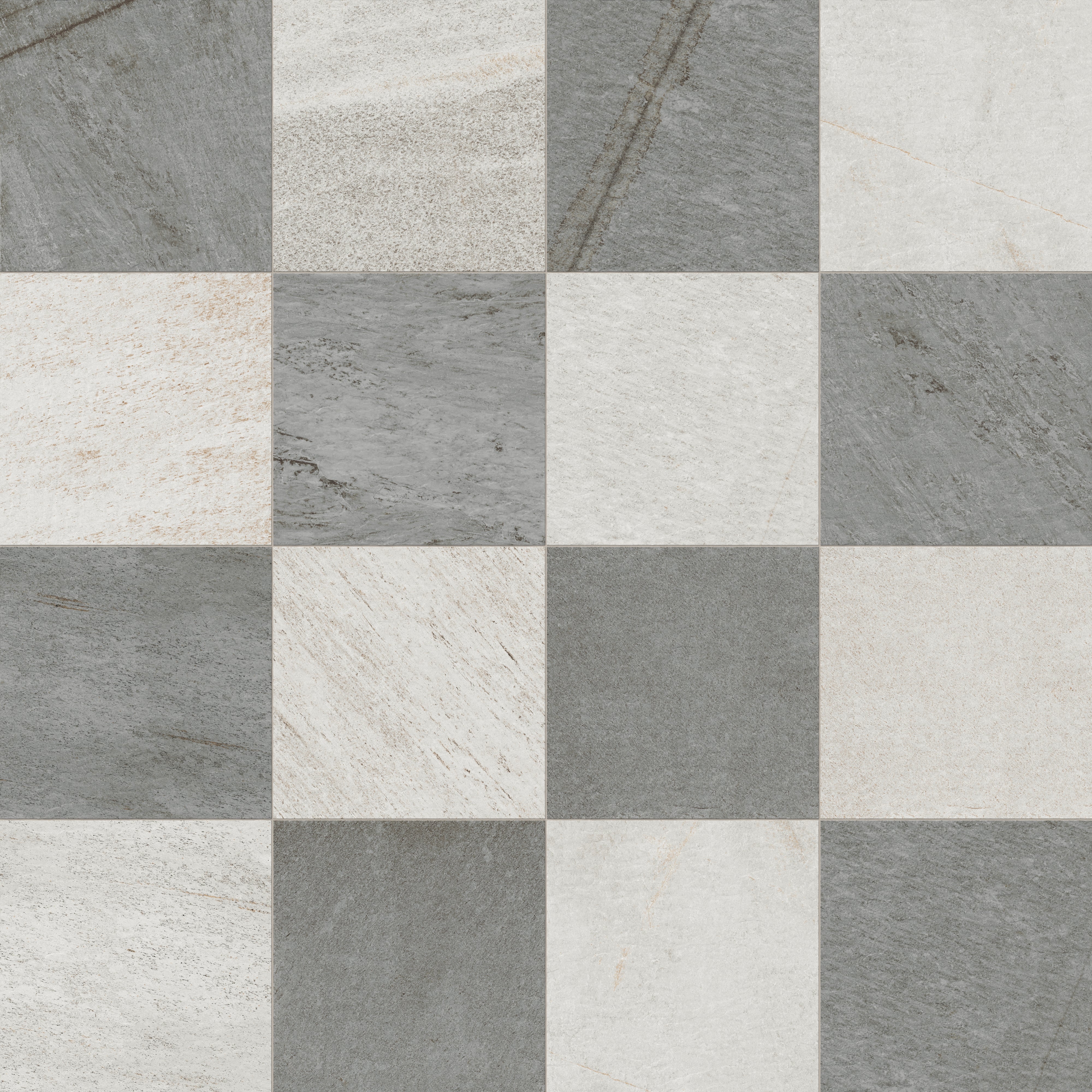 Carter 24x24 Checkerboard Grip 2cm Porcelain Paver Tile in Fossil & Stone - Image 8
