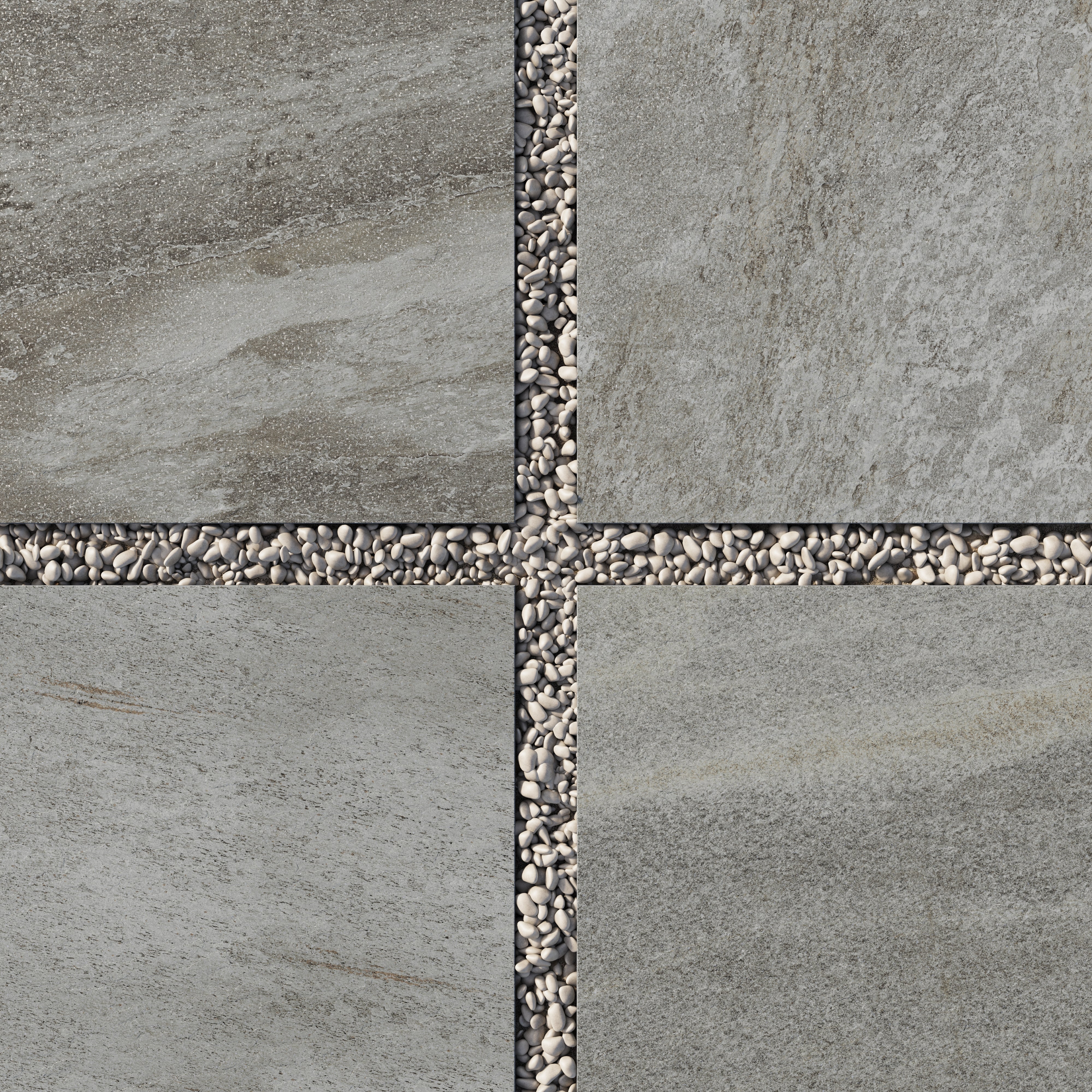 Carter 24x24 Grip Porcelain 2cm Paver Tile in Fossil - Image 2