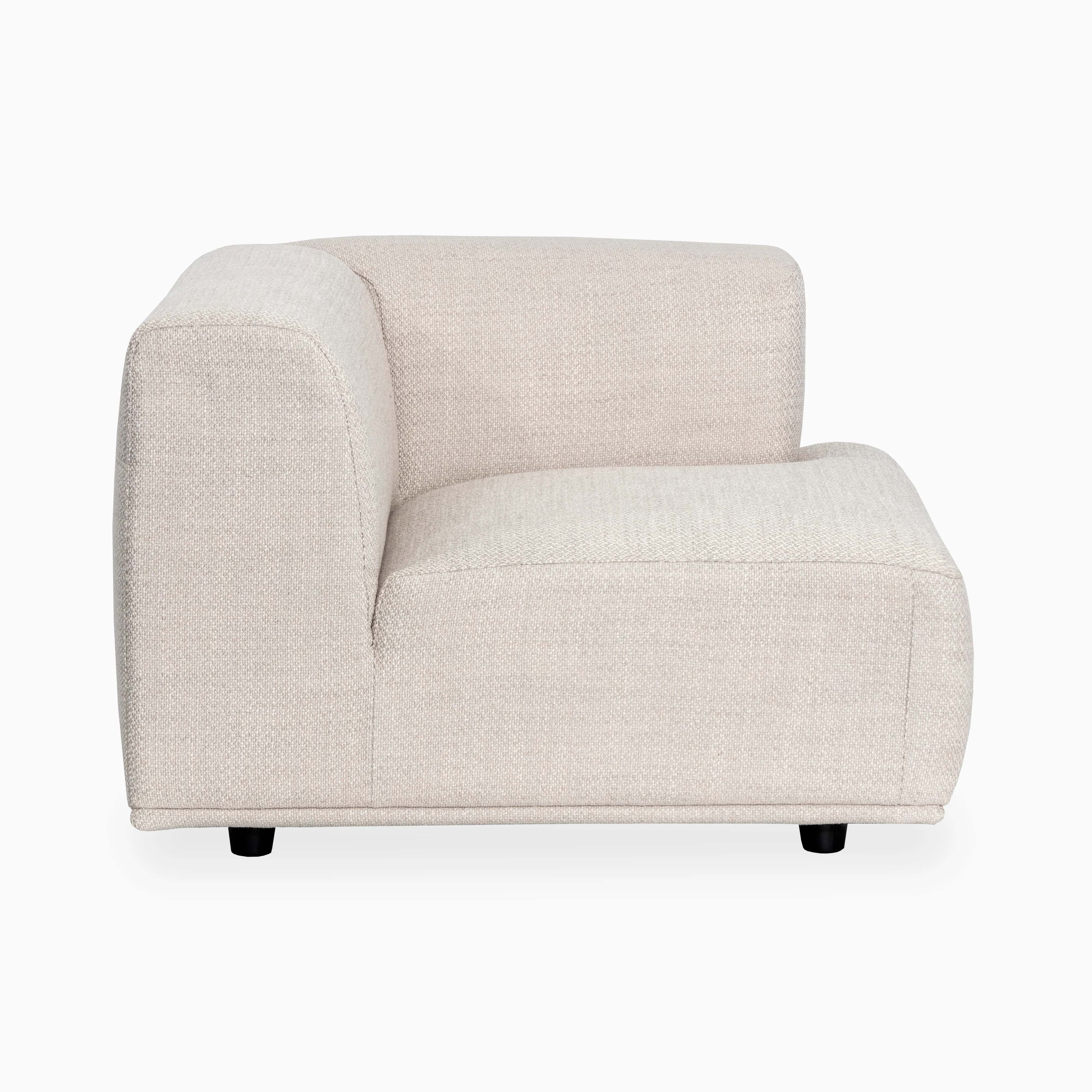 Carvian Right Armchair in Taupe - Image 2