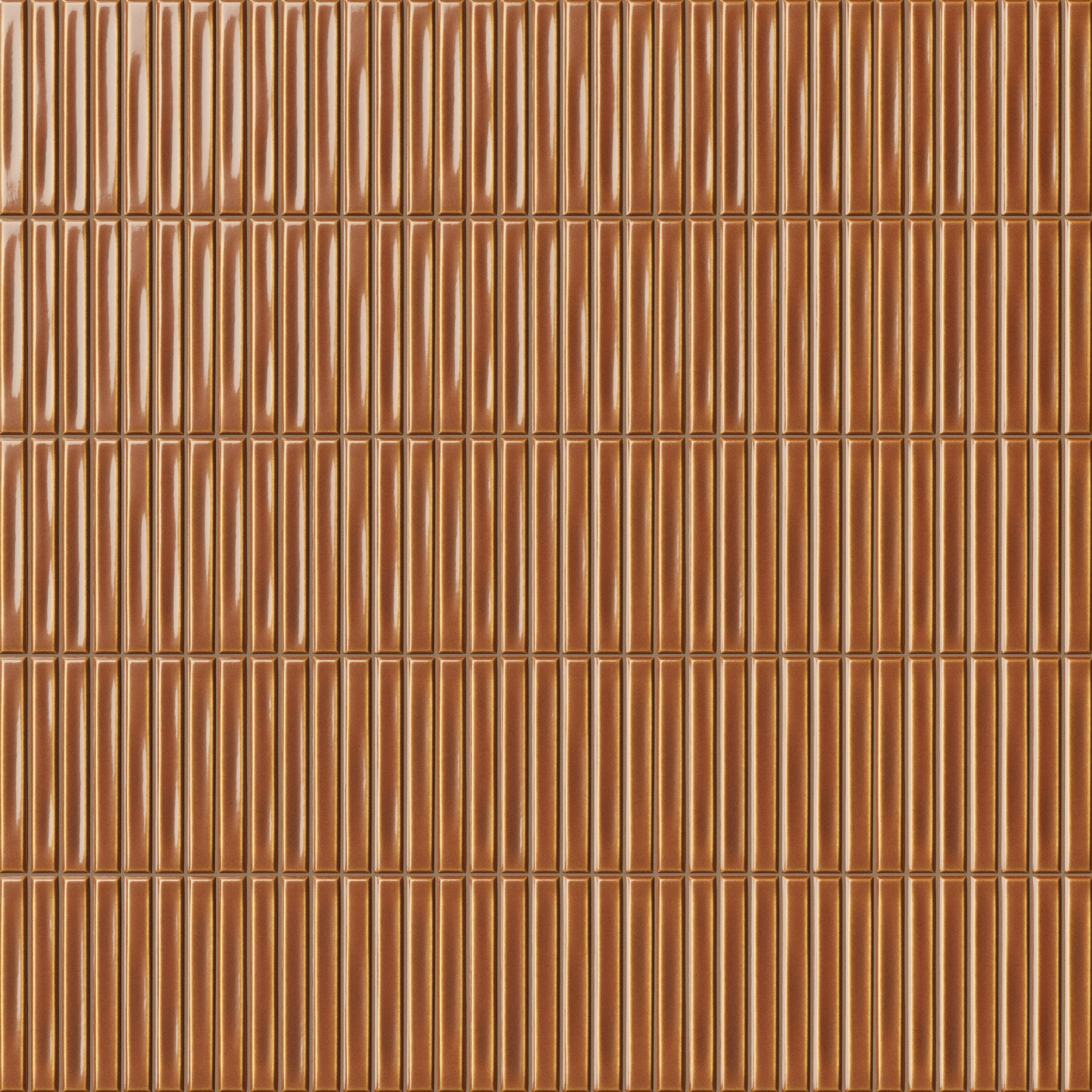 Celia 4.6x4.6 Glossy Porcelain Tile in Honey