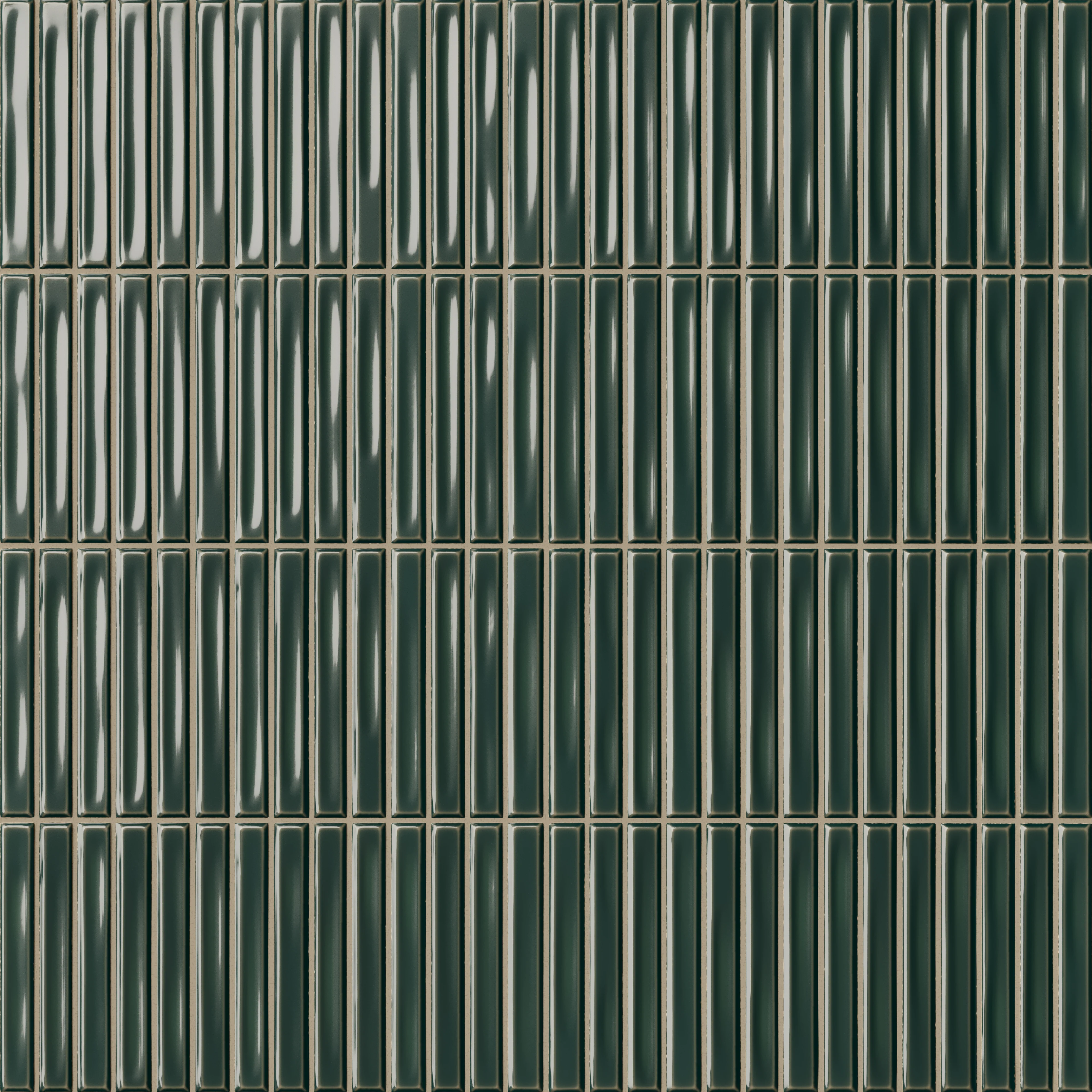Celia 5x10 Glossy Ceramic Tile in Royal Green