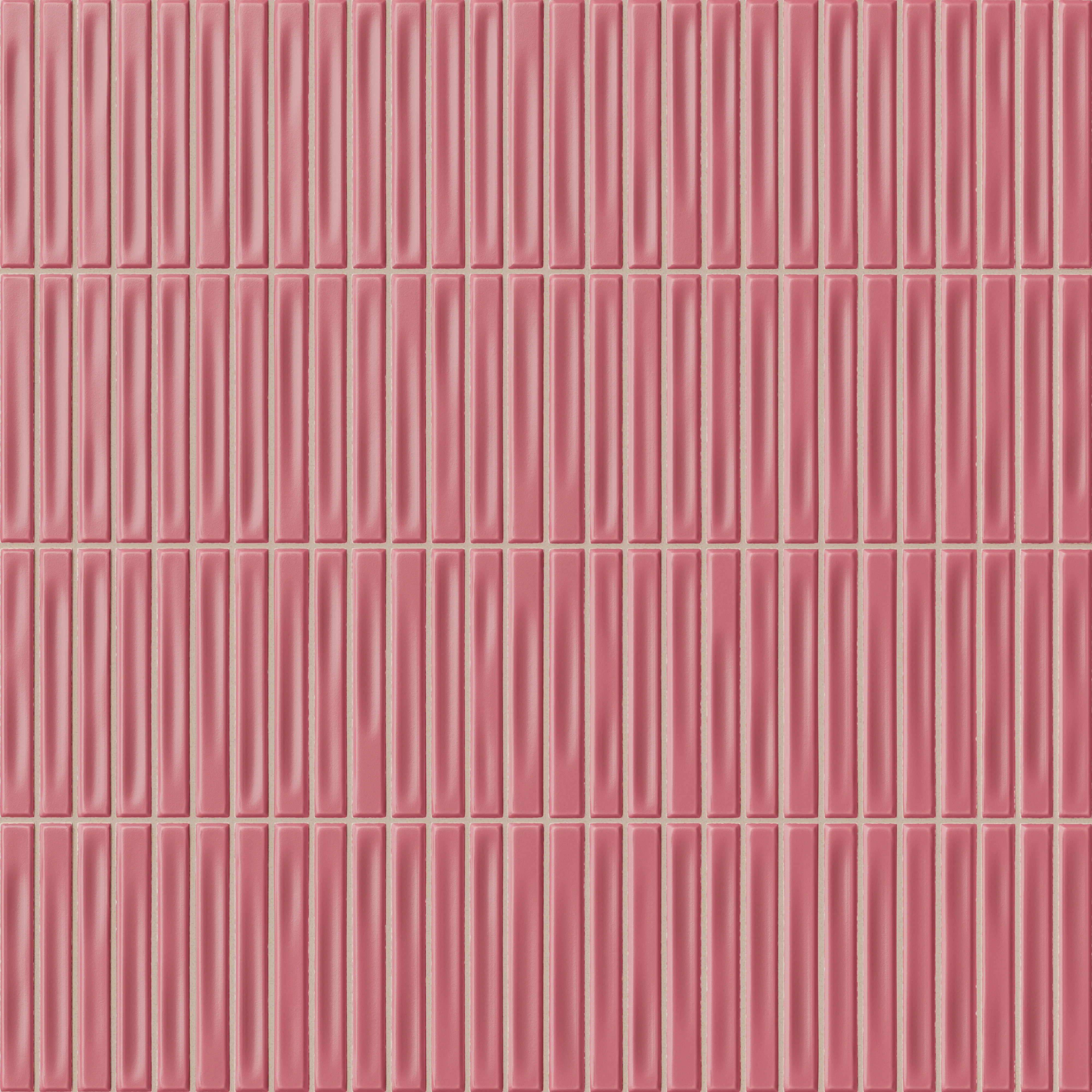 Celia 5x10 Matte Ceramic Tile in Berry