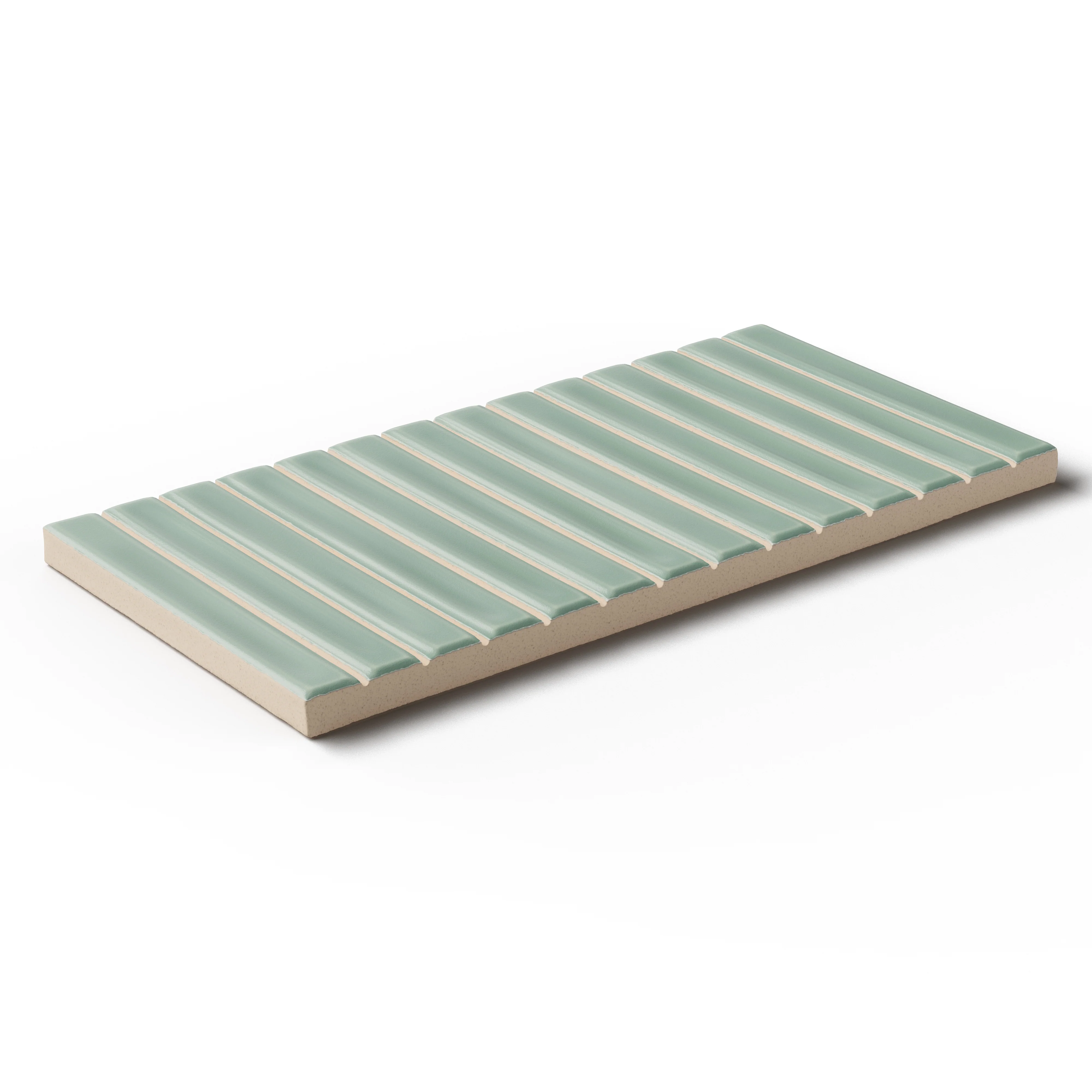 Celia 5x10 Matte Ceramic Tile in Sage - Image 3