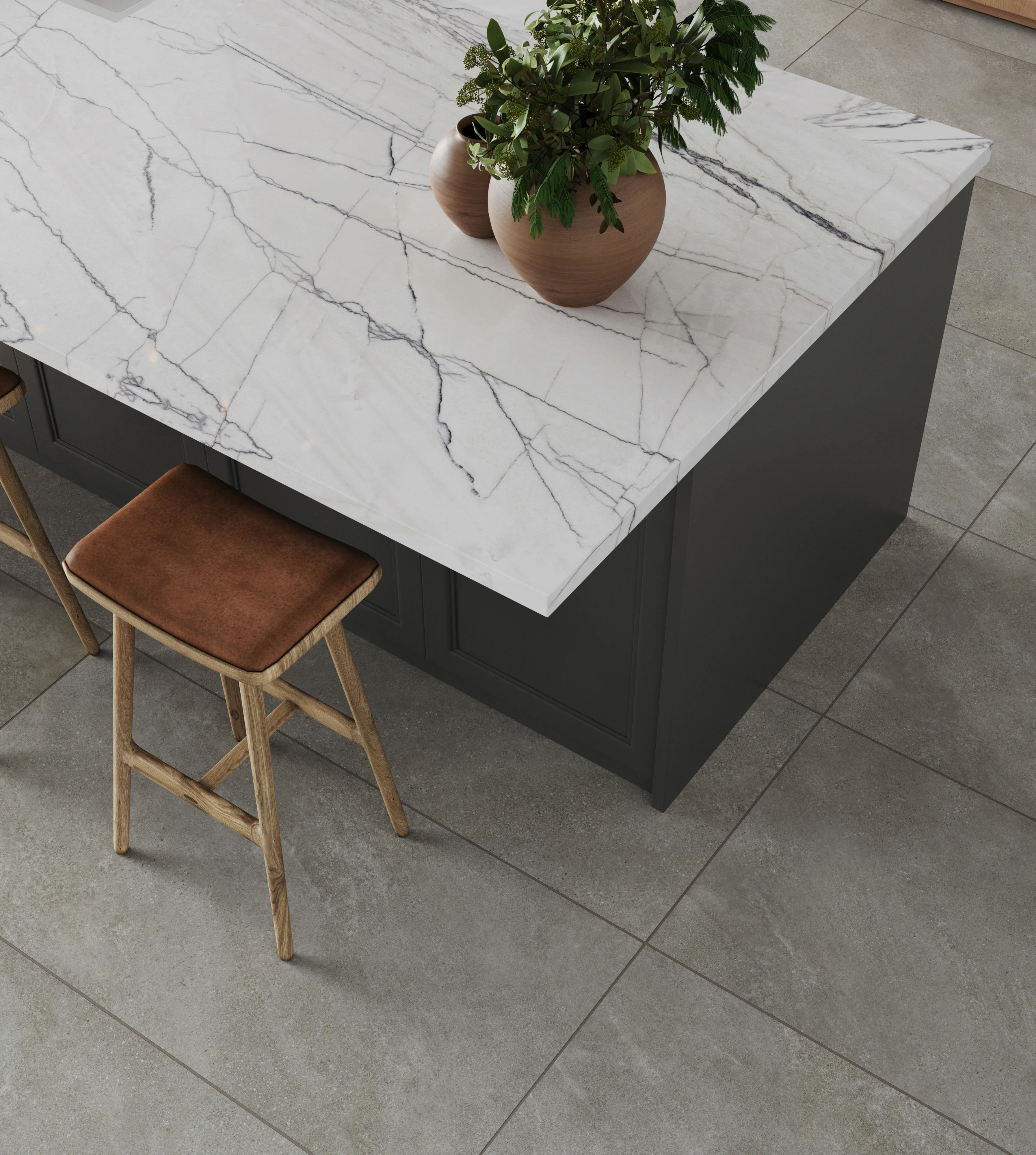 Chantel 12x11 Polished Porcelain Hexagon Mosaic Tile in Imperial - Image 10