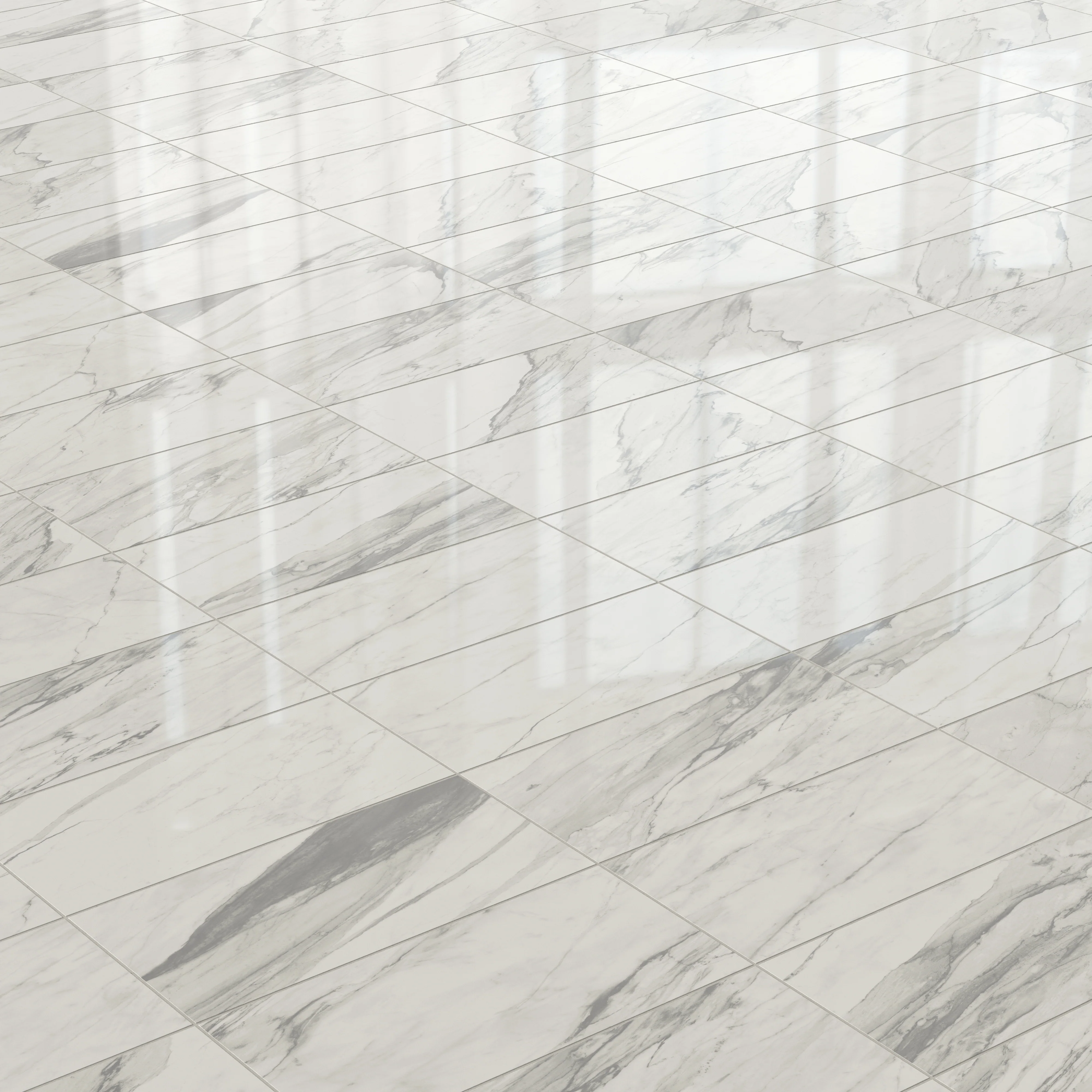 Chantel 12x24 Polished Porcelain Tile in Apuano - Image 4