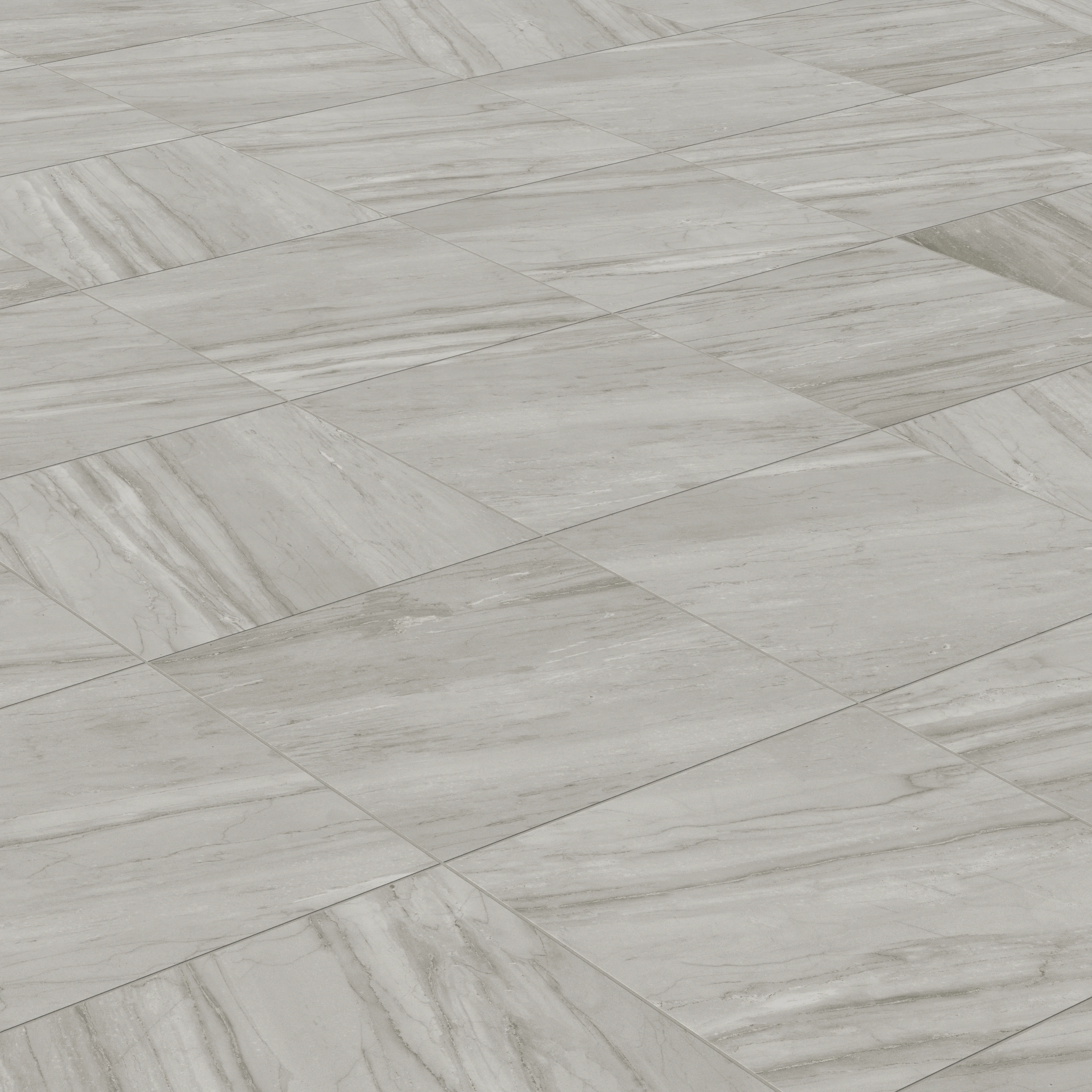 Chantel 24x24 Matte Porcelain Tile in Alaska Grey - Image 4