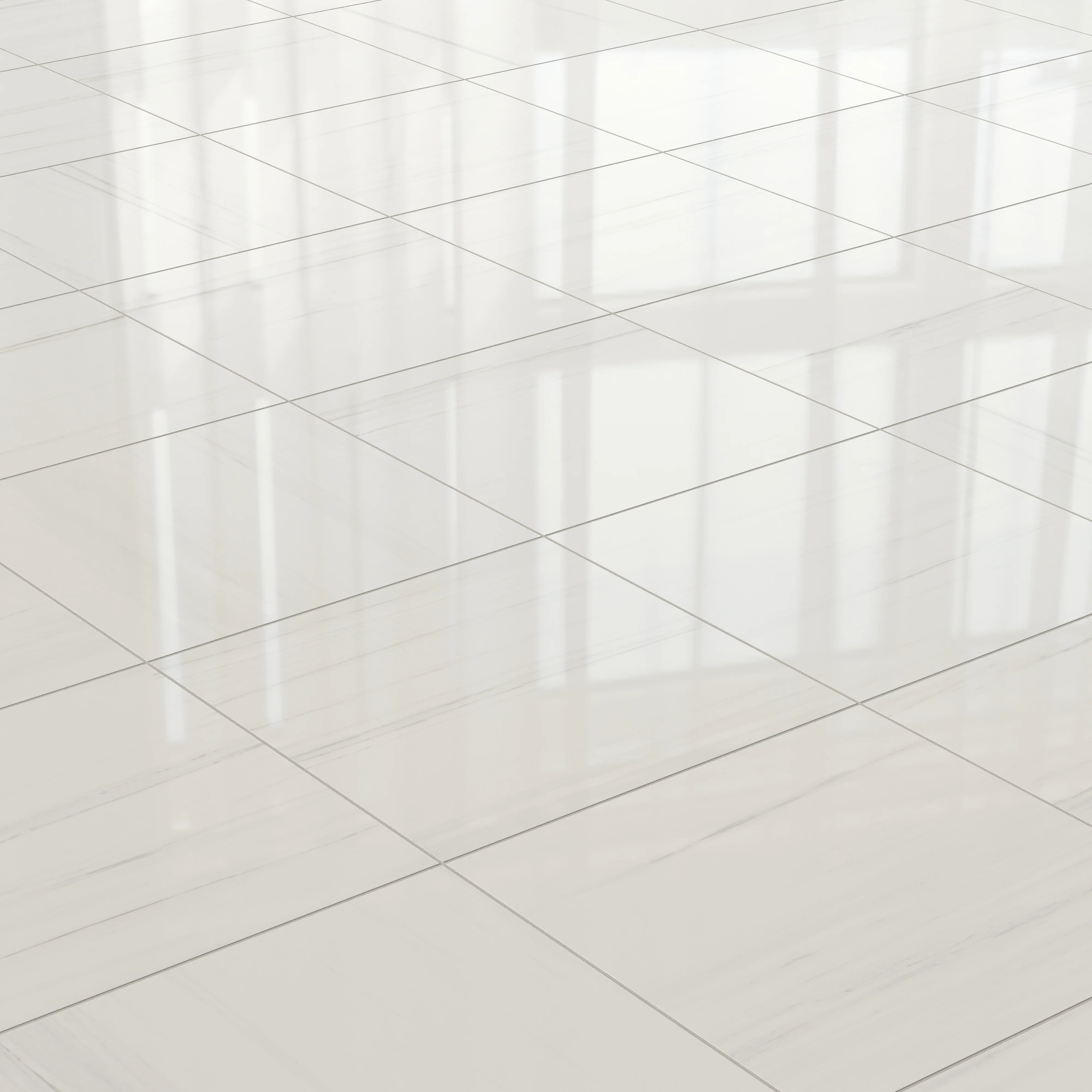 Chantel 24x24 Polished Porcelain Tile in Dolomite - Image 4