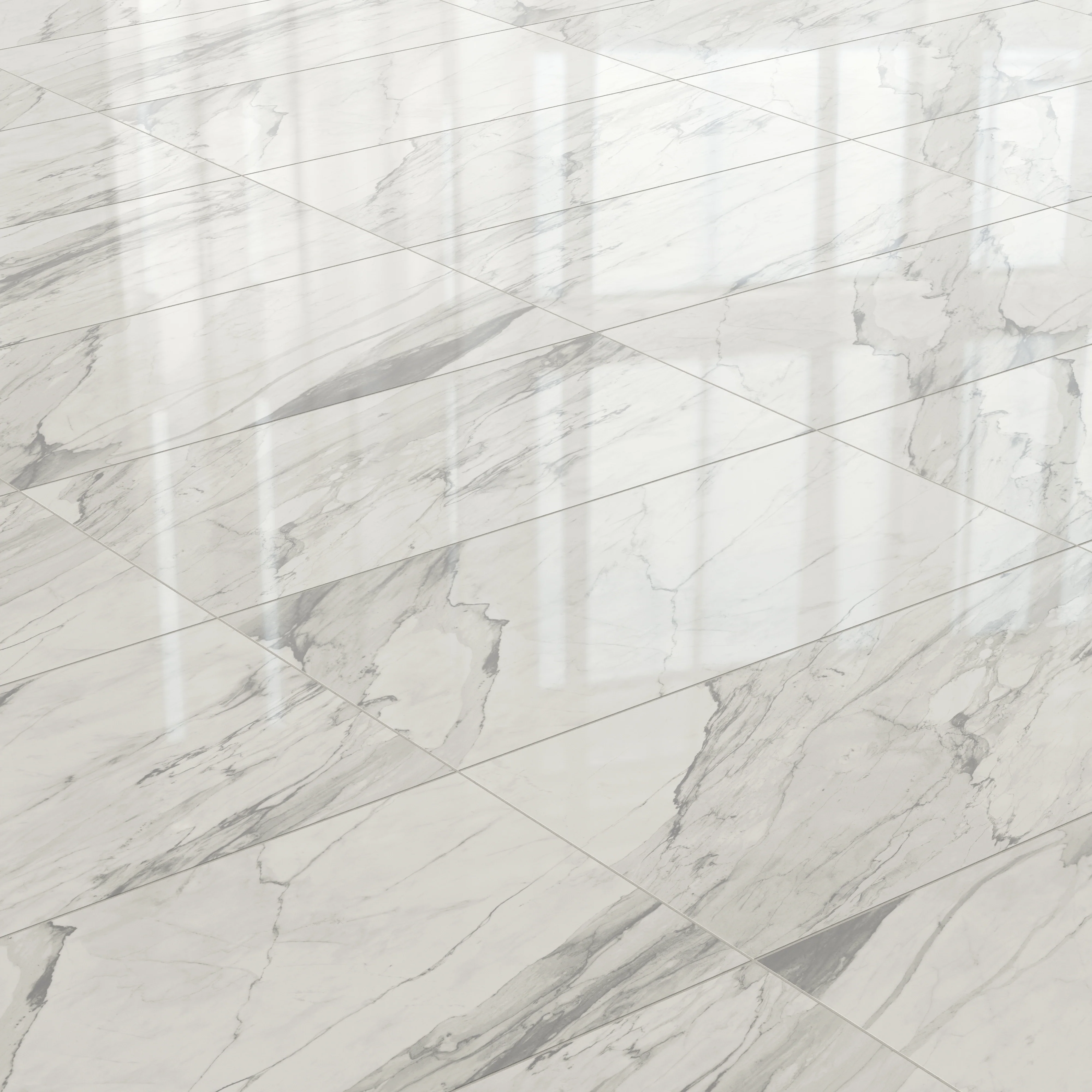 Chantel 24x48 Polished Porcelain Tile in Apuano - Image 4