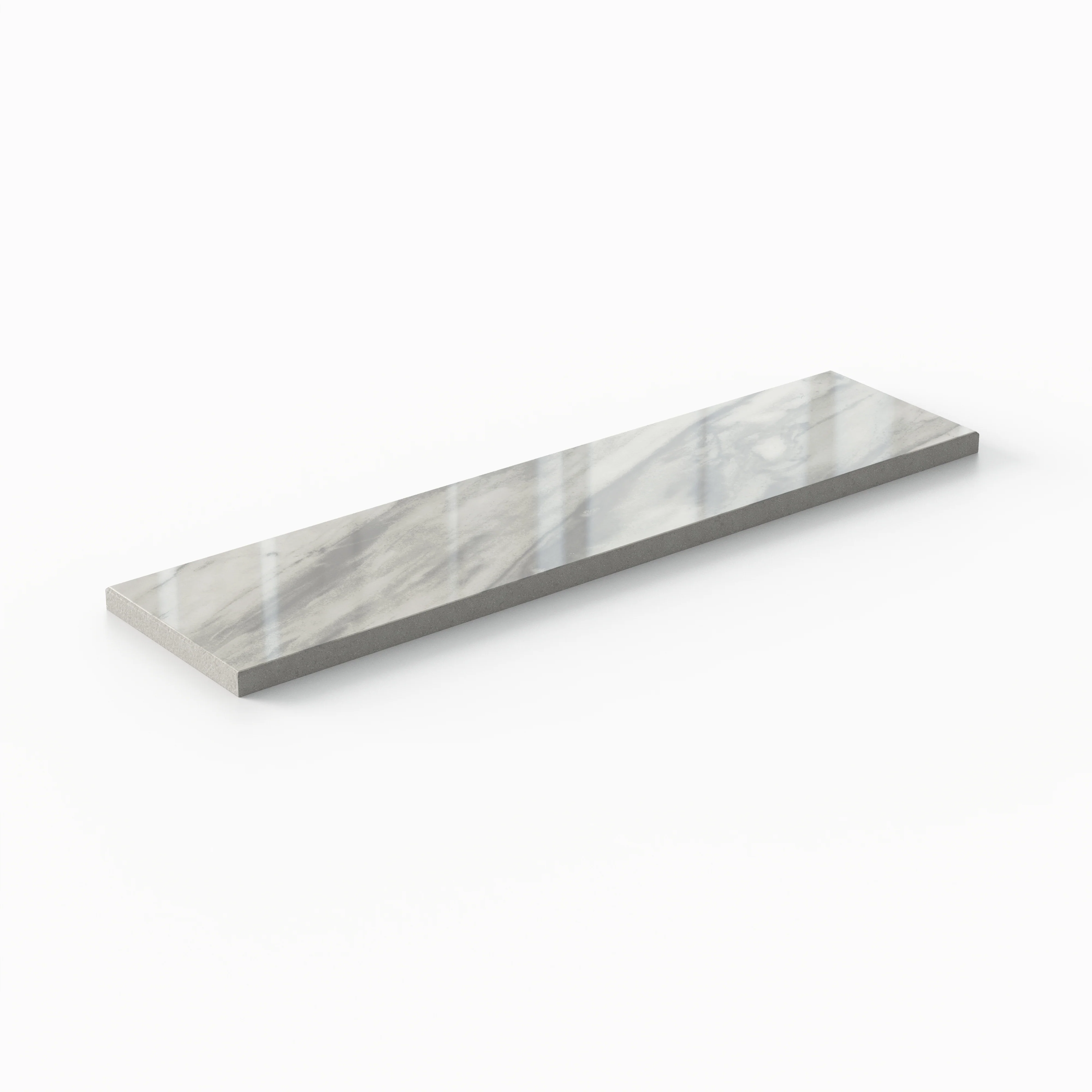 Chantel 3x12 Polished Porcelain Tile in Apuano - Image 3