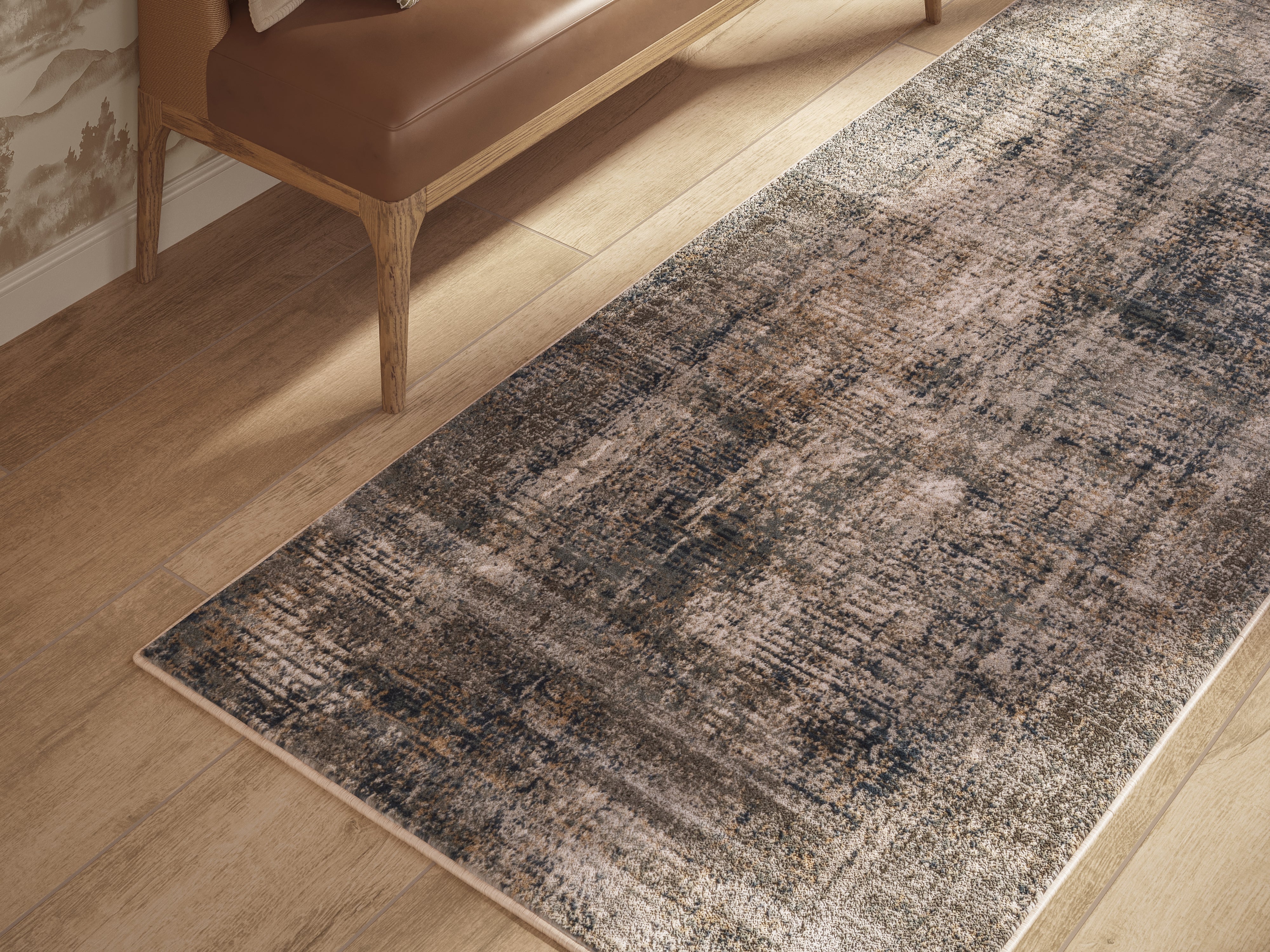 Charlise Rug in Indigo / Charcoal - Image 2