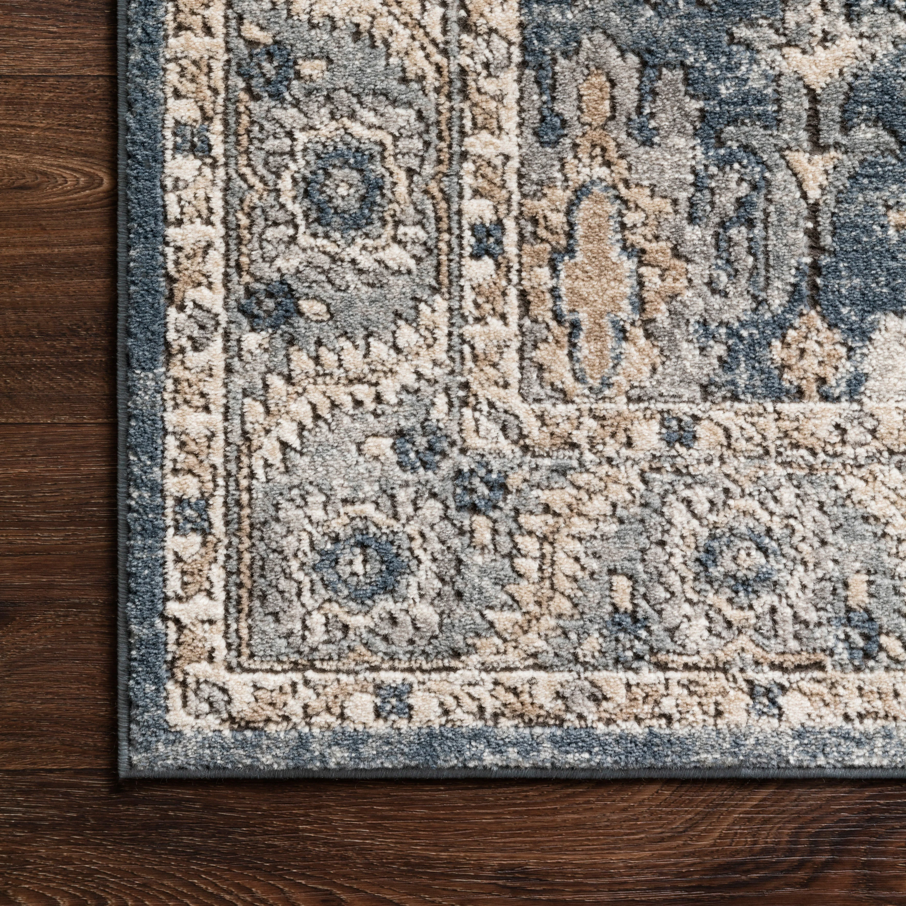 Charlise Rug in Indigo / Dune - Image 4