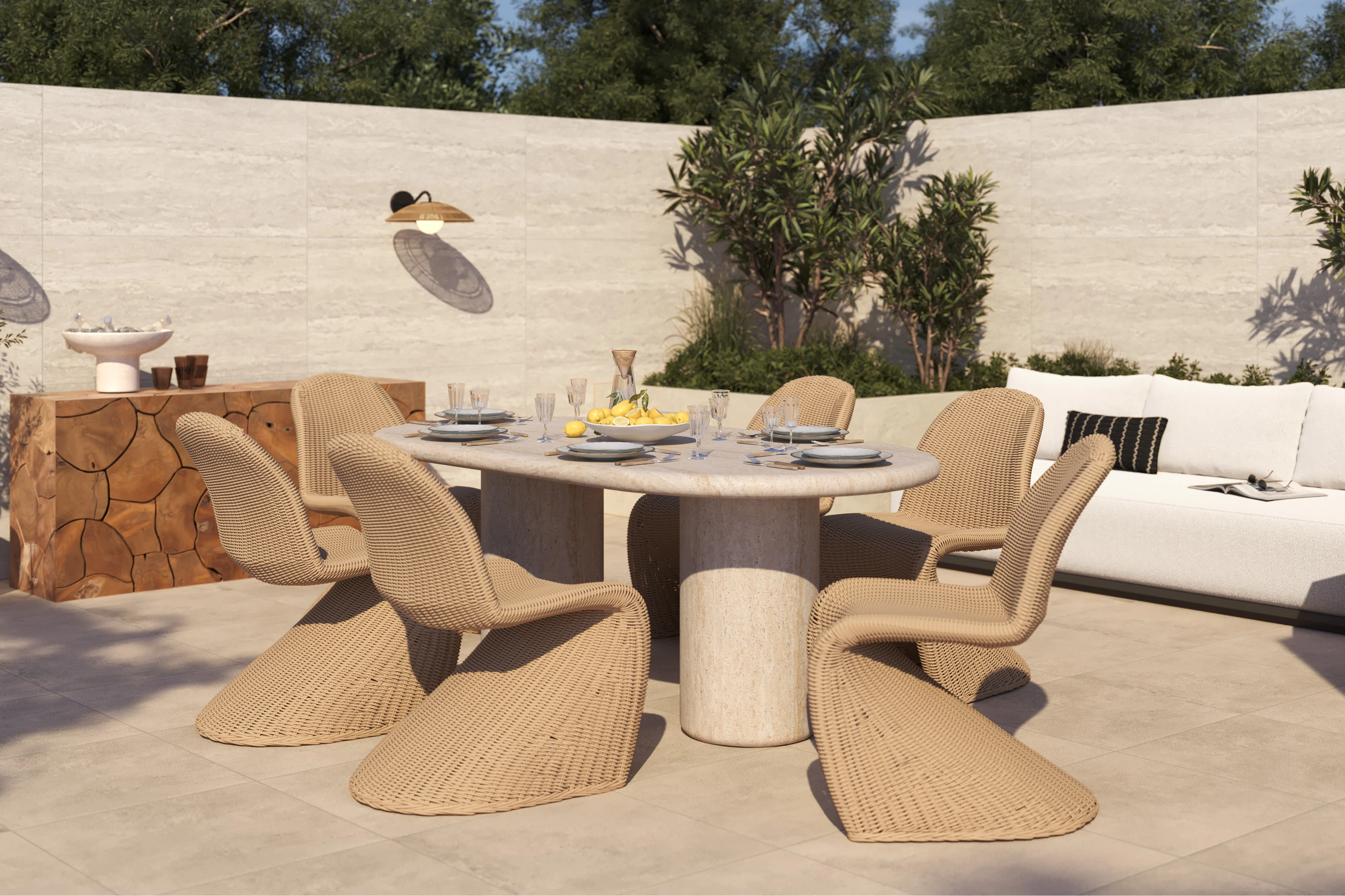 Cielo Outdoor Console Table - Image 16