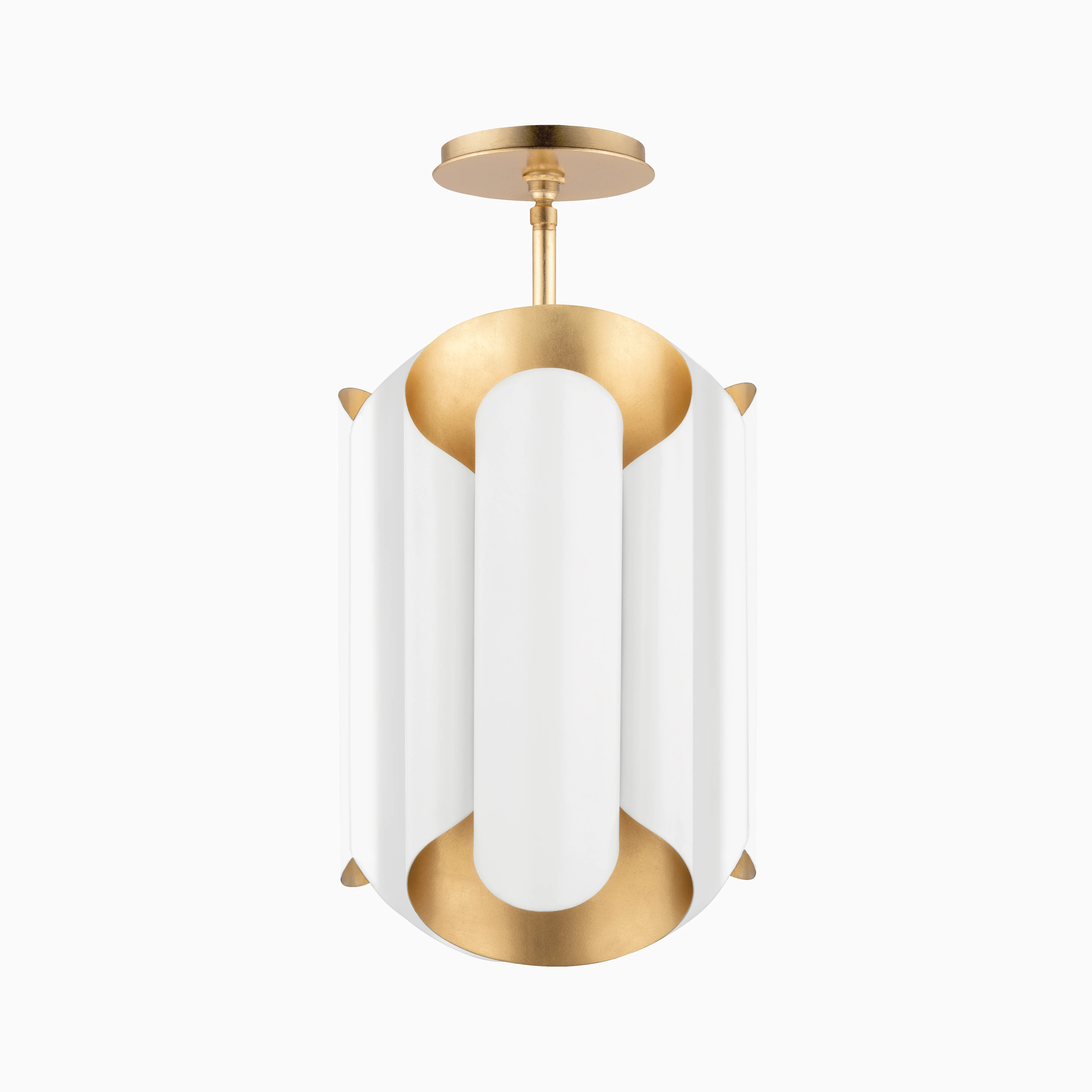 Cillian Pendant In Gold Leaf/White - Image 4