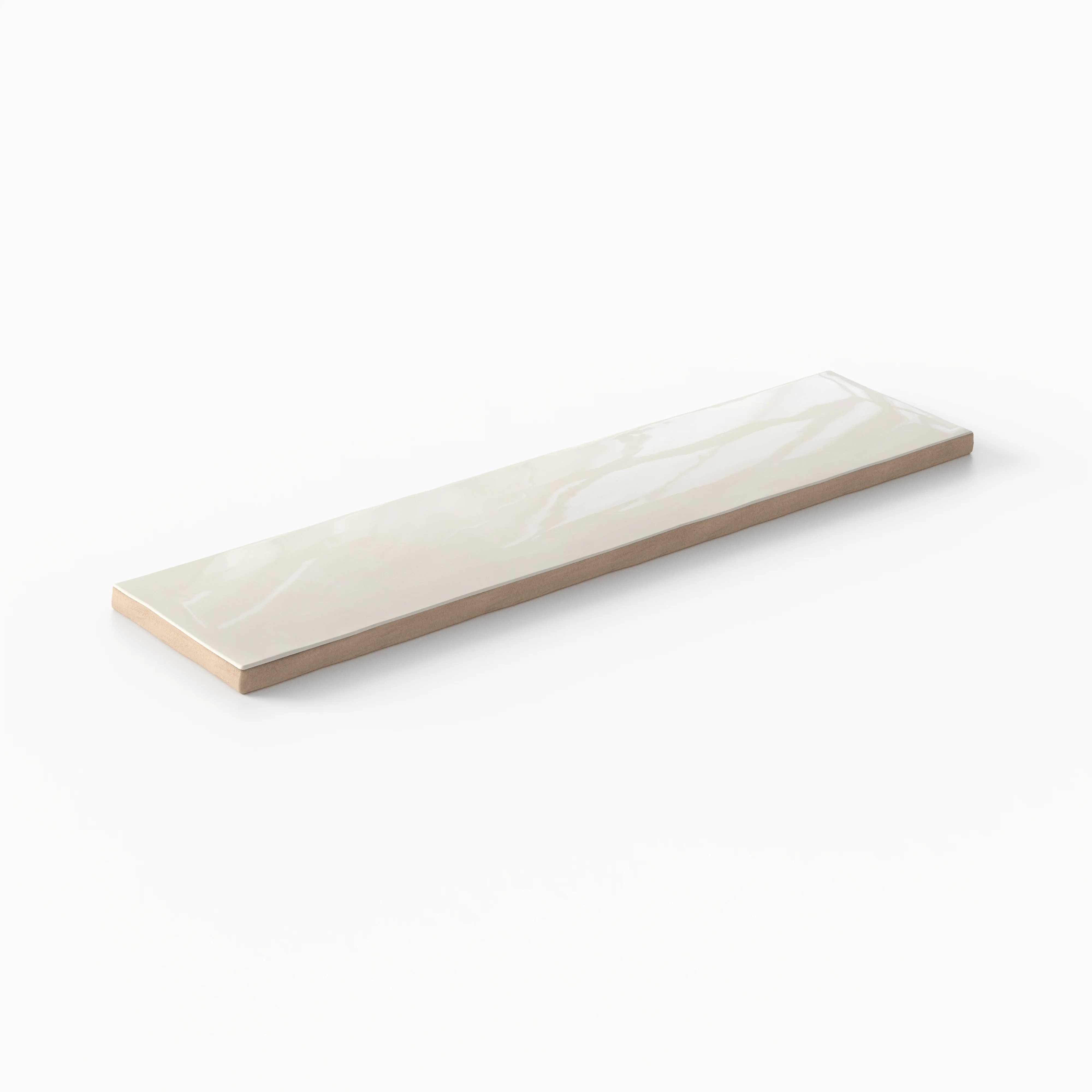 Claire 3x12 Glossy Ceramic Tile in Eggshell - Image 4