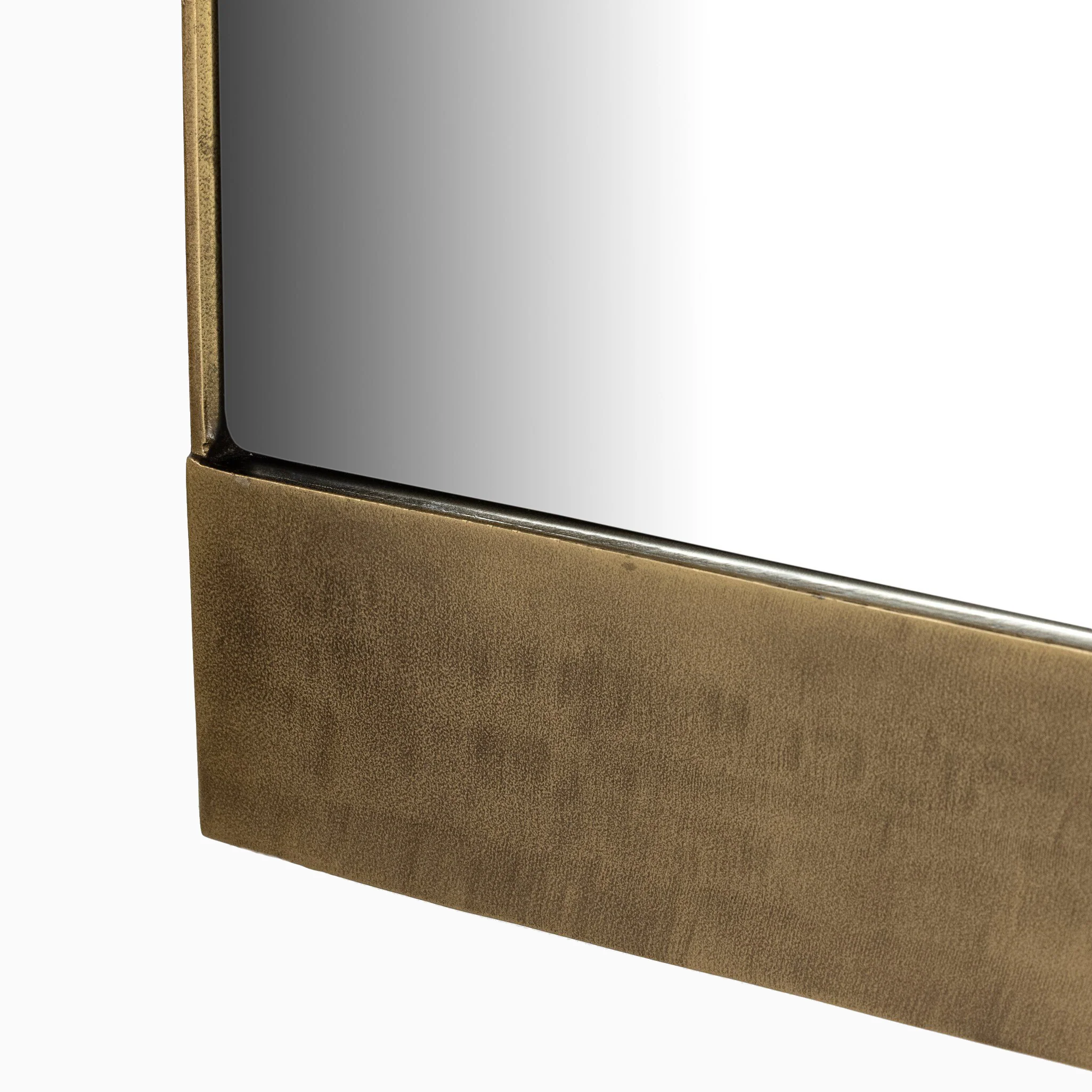 Clancy Mirror in Antique Brass - Image 5