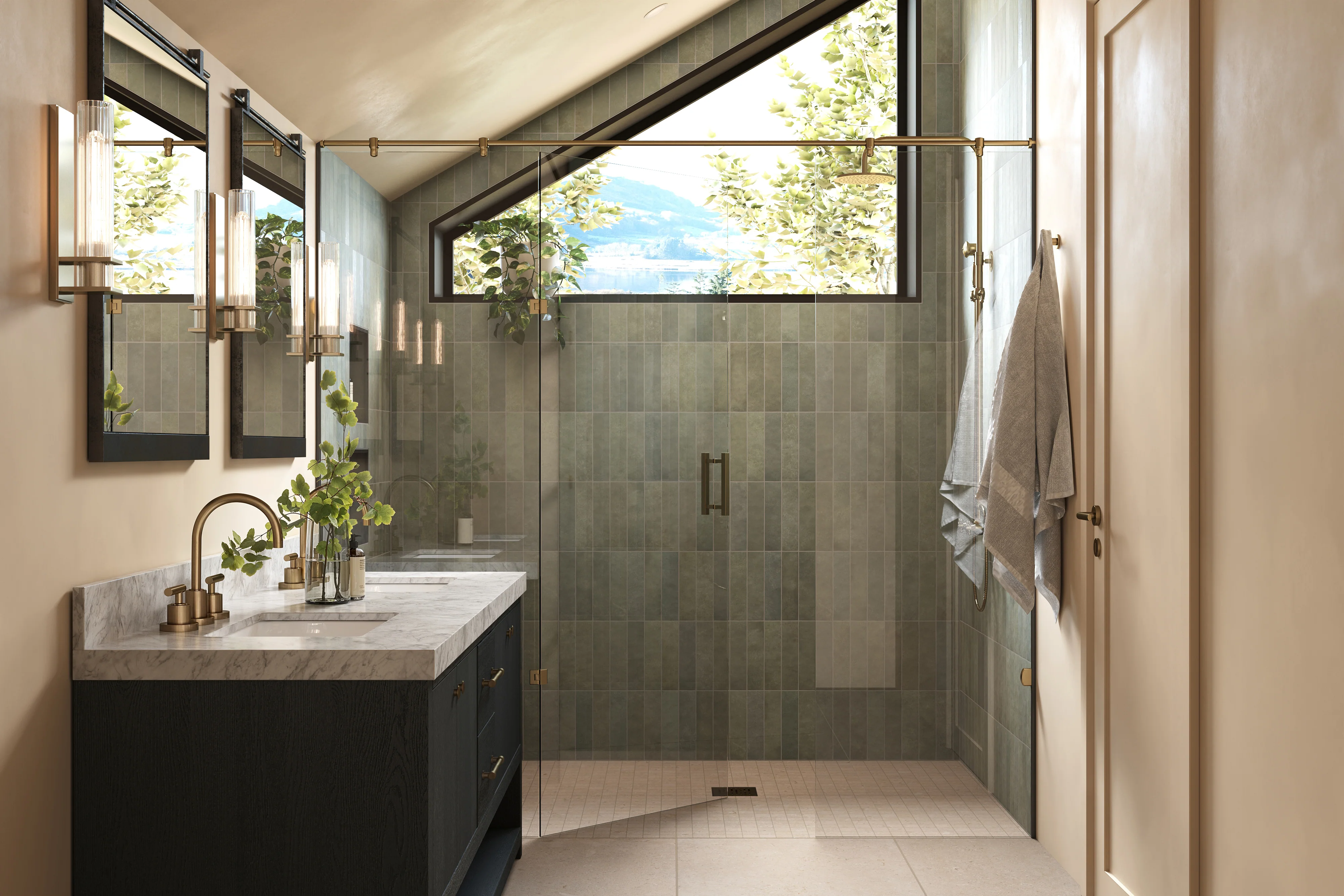 Wren 2x2 Matte Porcelain Mosaic Tile in Dune - Image 7