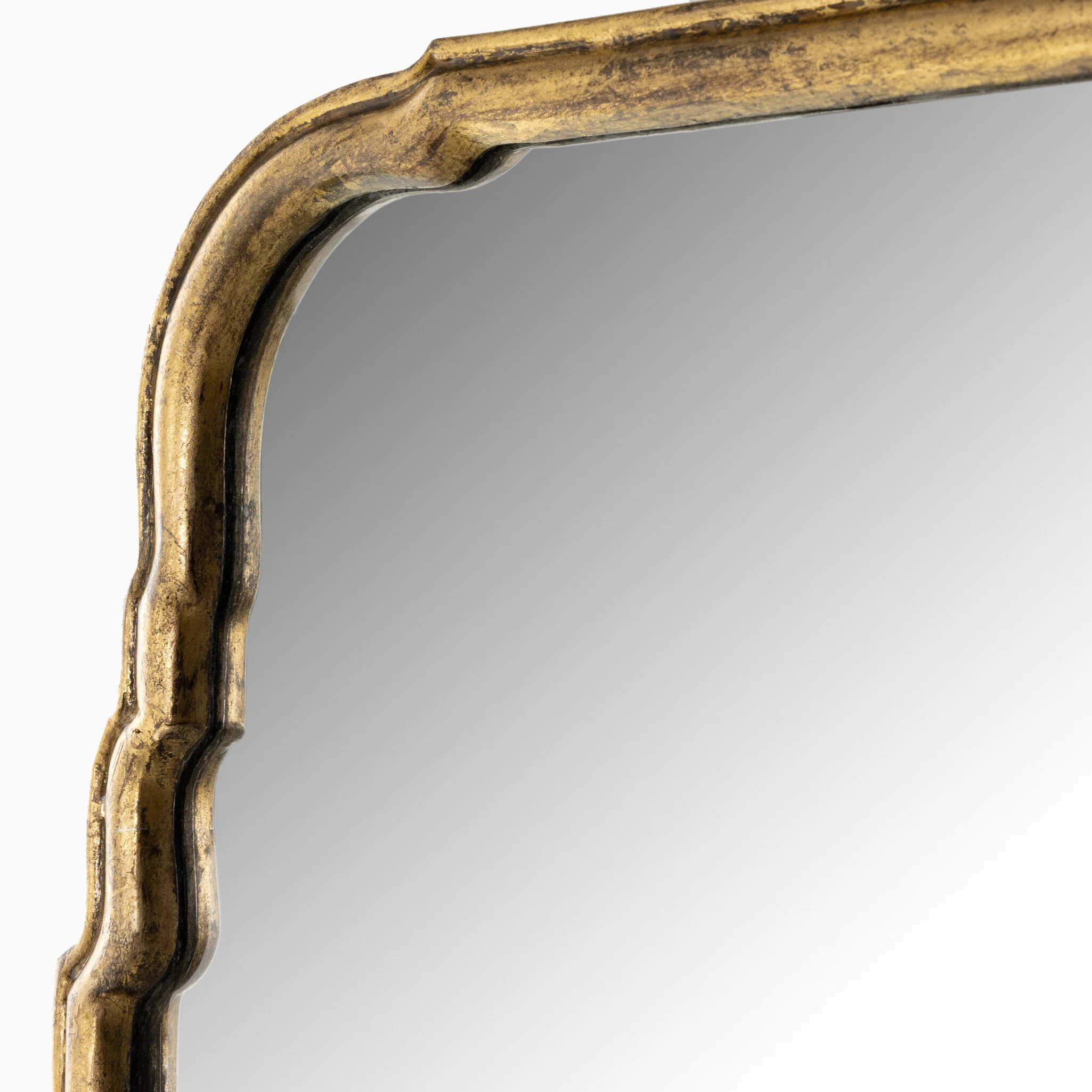 Clementine Mirror in Antiqued Gold Leaf - Image 6