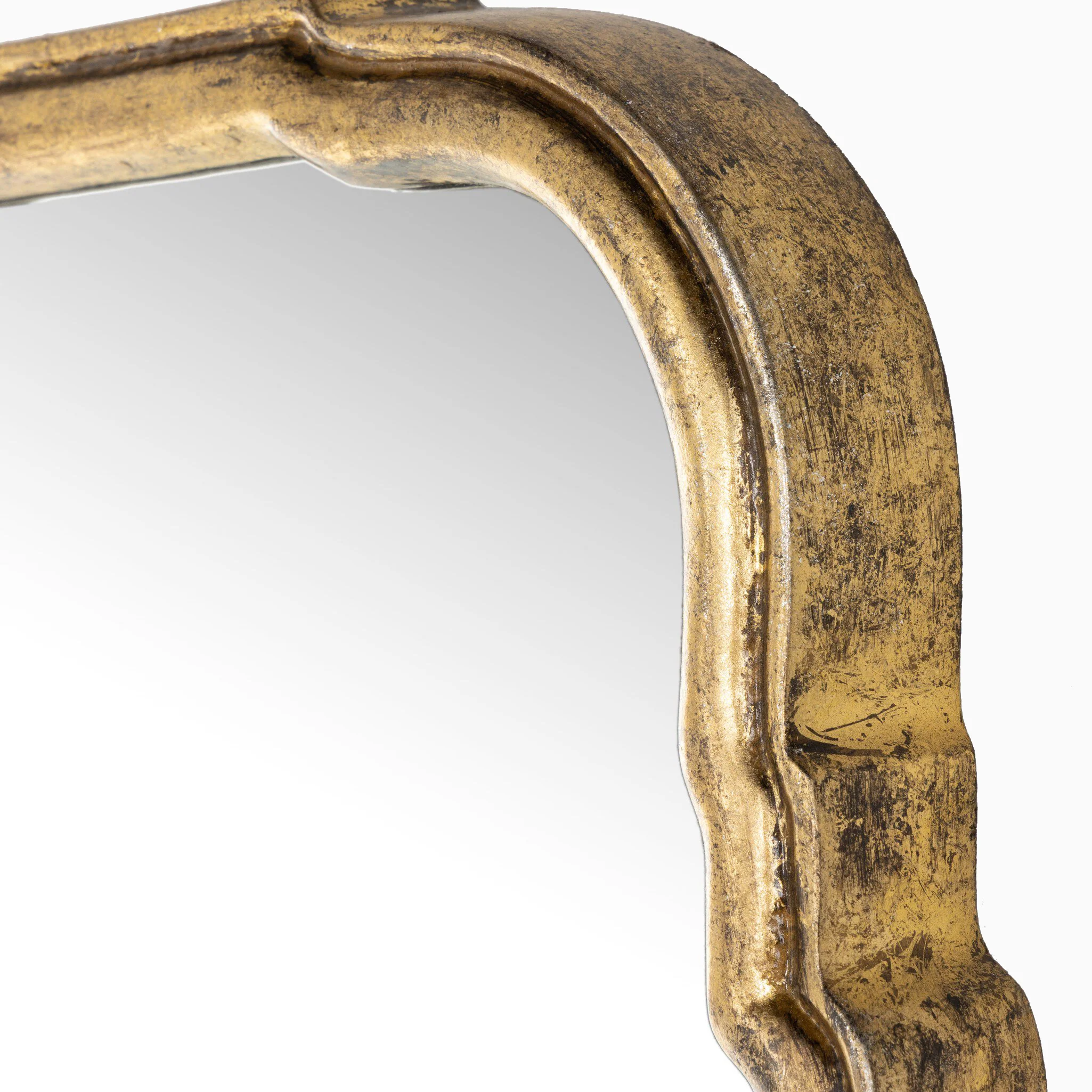Clementine Mirror in Antiqued Gold Leaf - Image 7