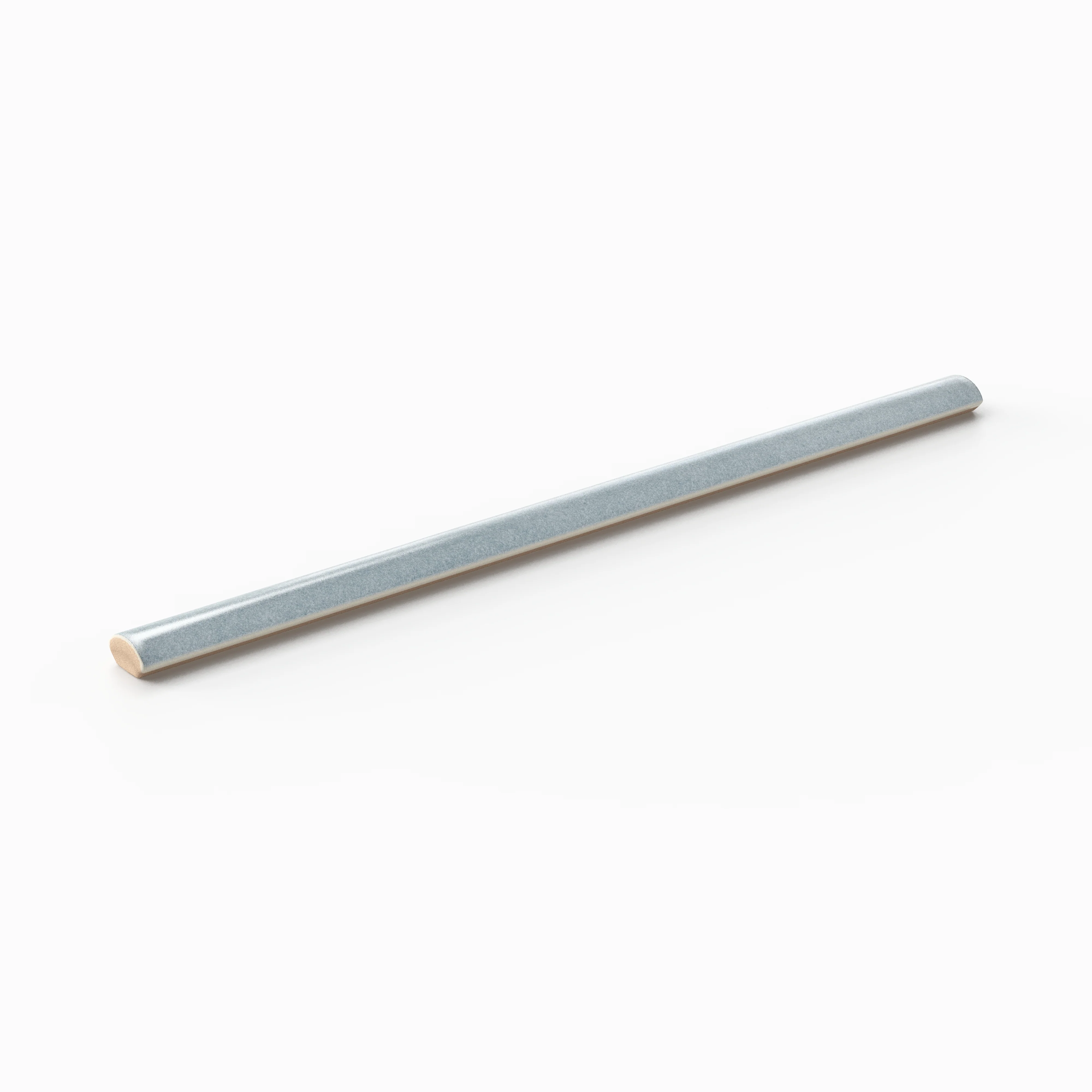 Cleo 0.43x6.3 Glossy Ceramic Rounded Edge Tile in Sky - Image 3