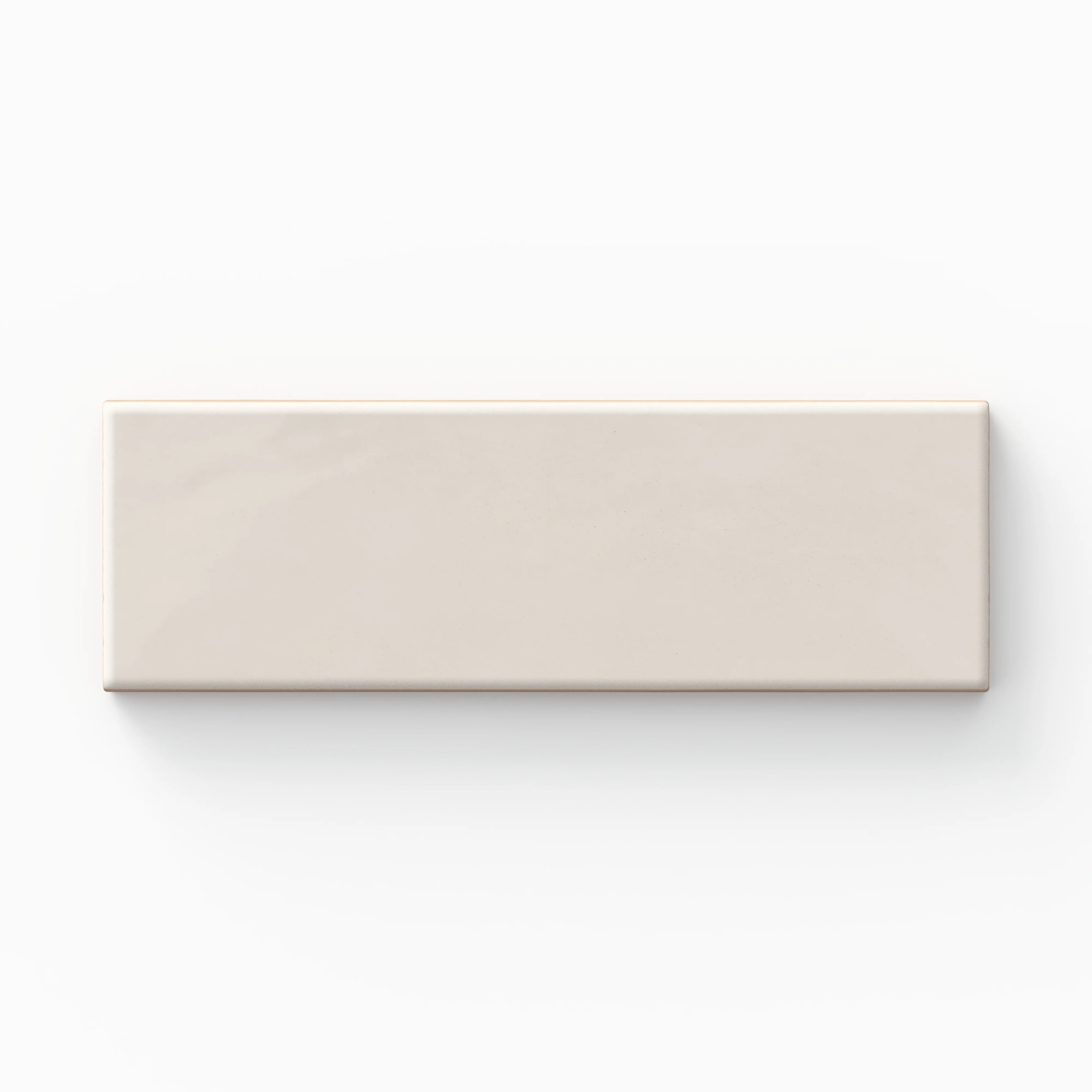 Cleo 2x6 Glossy Ceramic Tile in Cream - Image 3