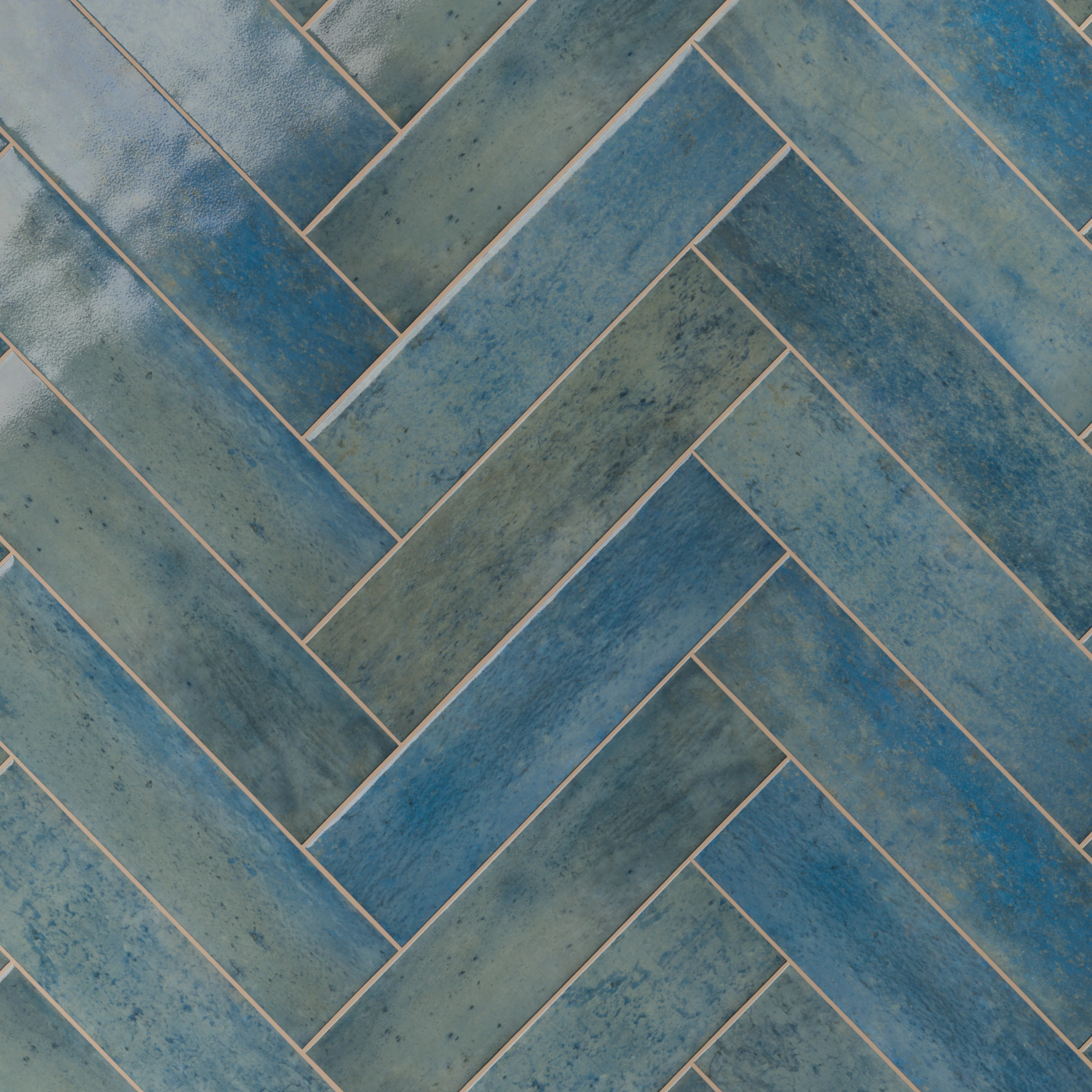 Colby 2x10 Glossy Porcelain Subway Tile in Denim - Image 7