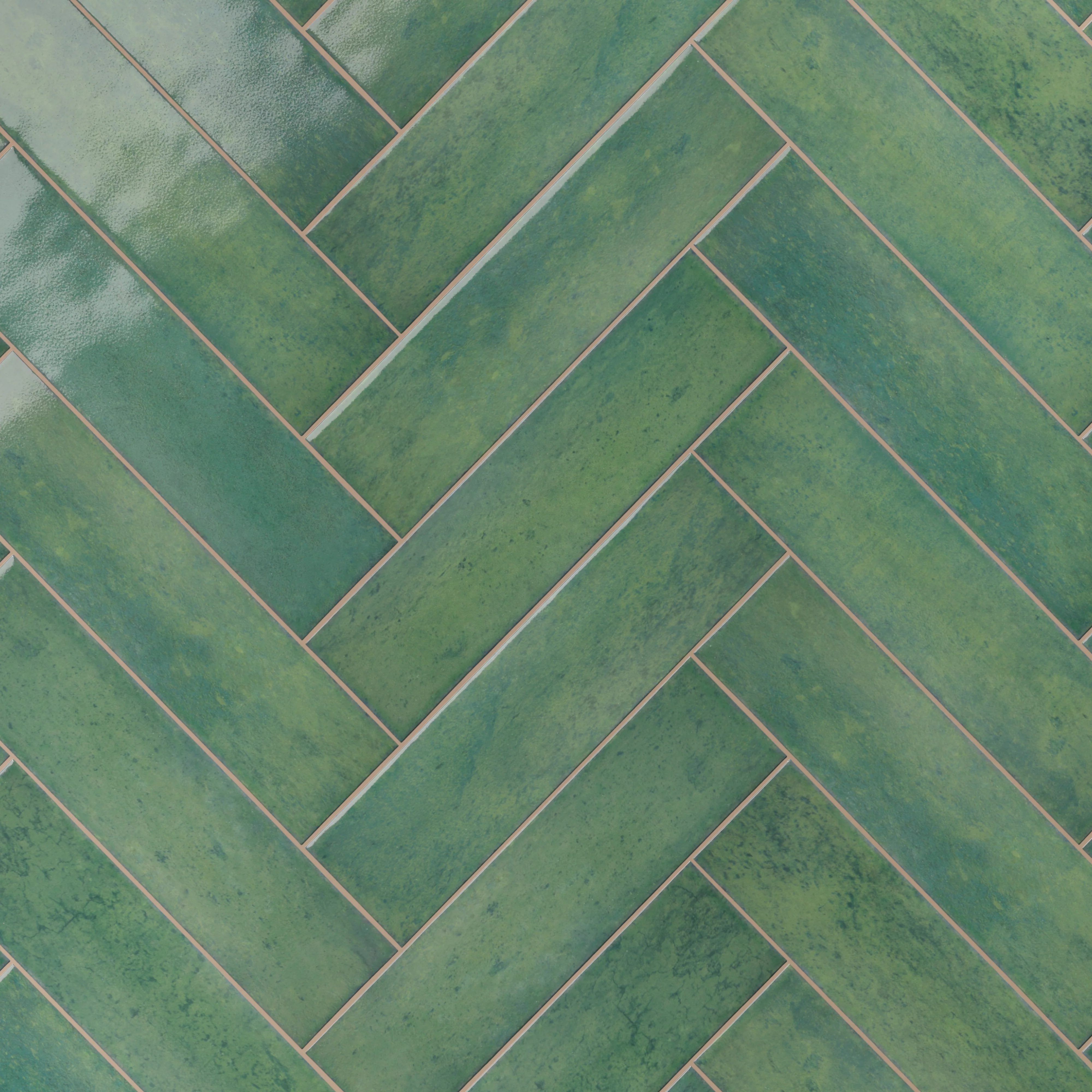 Colby 2x10 Glossy Porcelain Subway Tile in Forest - Image 7