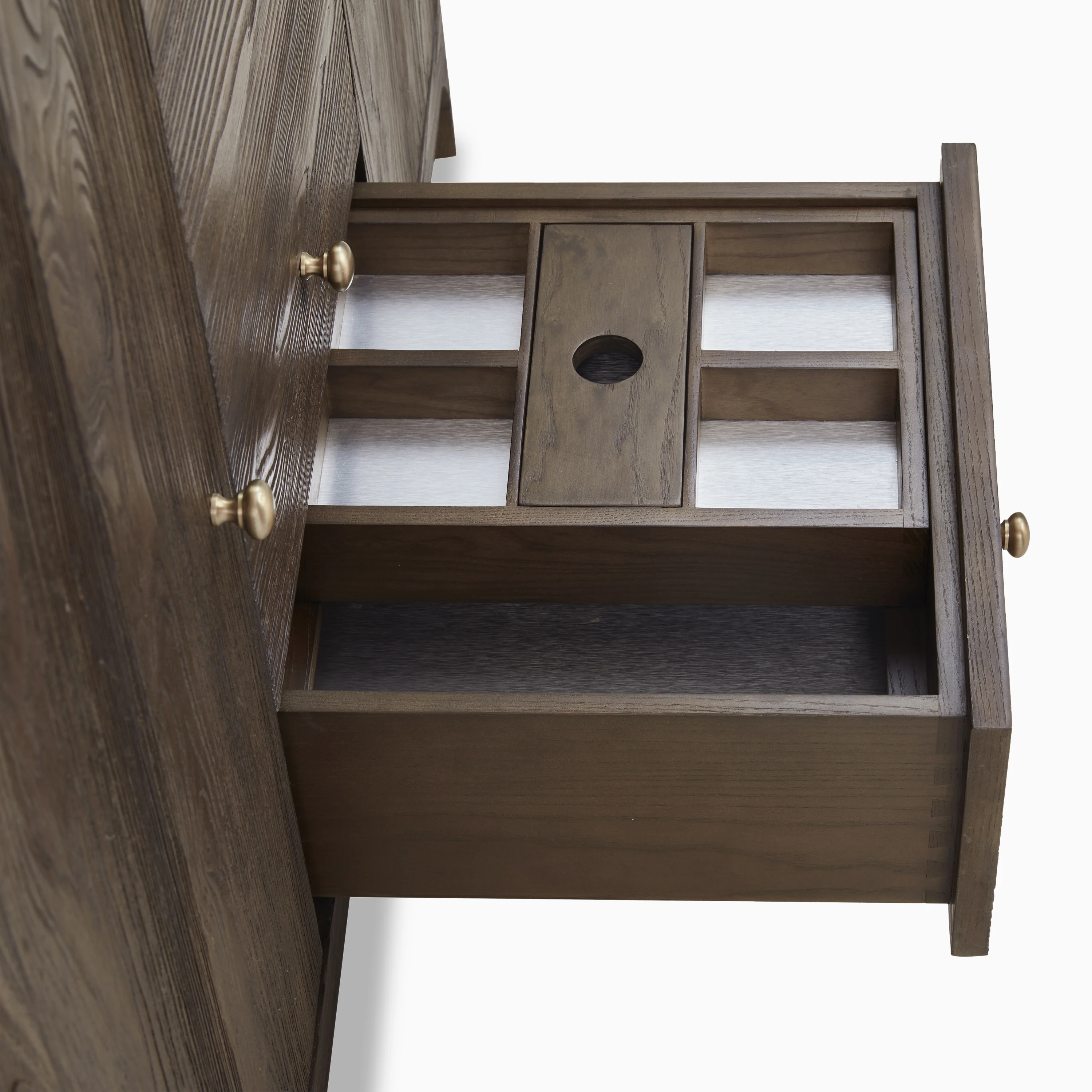 Colton 48" Single Vanity in Sable with 3 cm White Zeus Quartz Top - Image 7