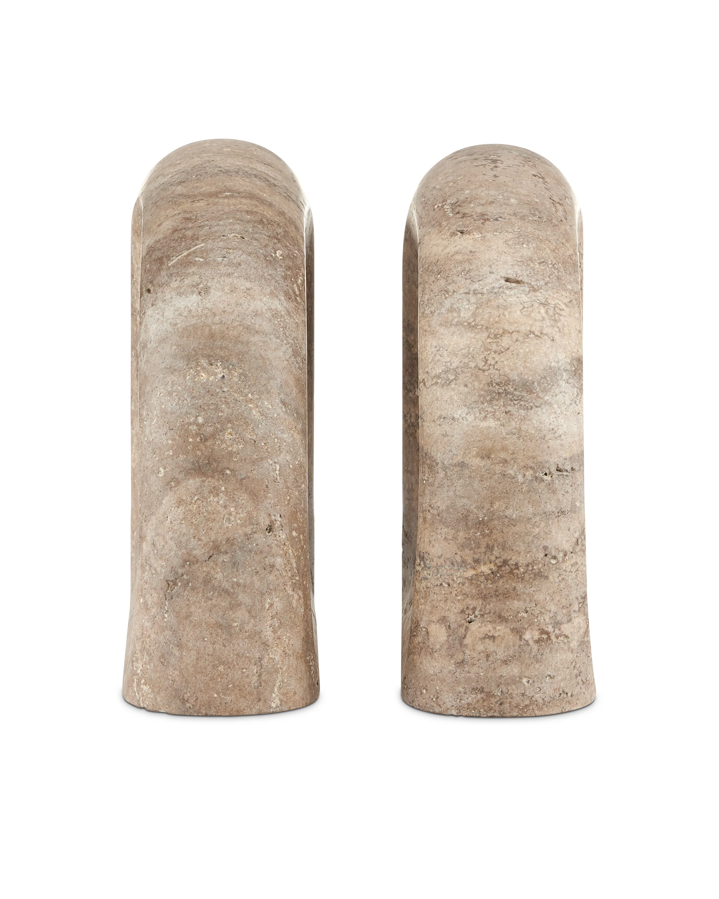 Corbett Travertine Bookend Set - Image 3