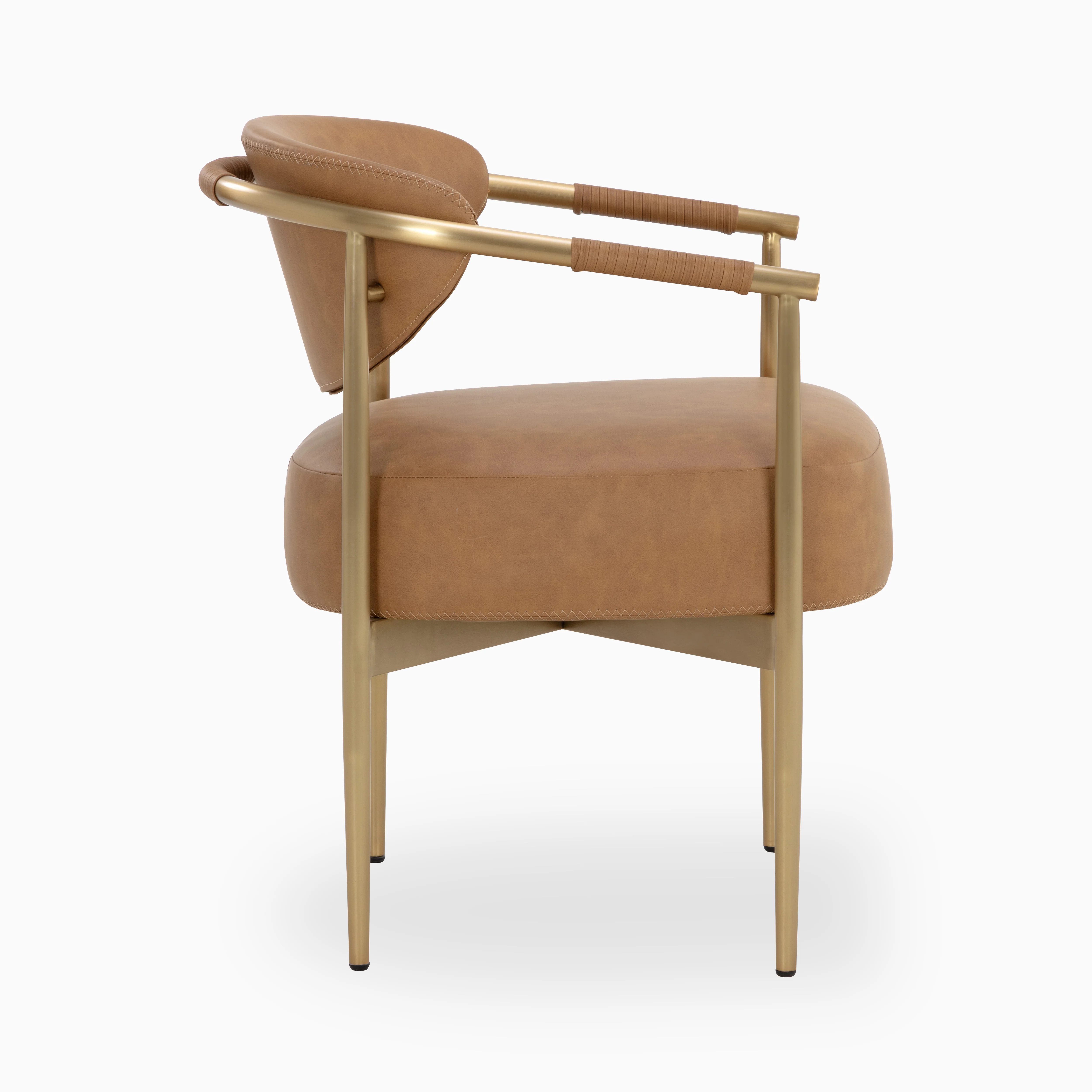 Crawford Dining Chair in Brown - Image 4