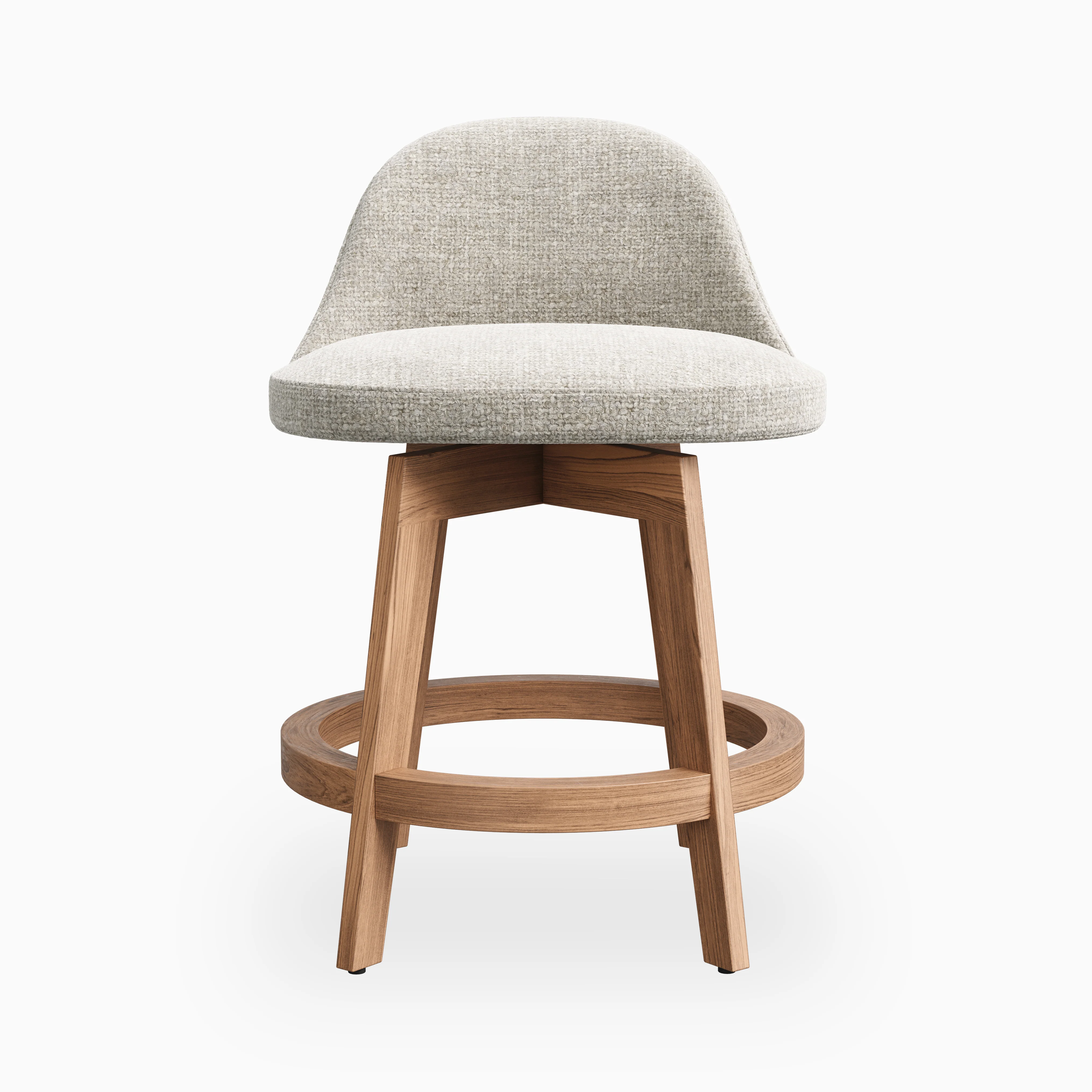 Cyril Counter Stool in Matte/Bone - Image 3