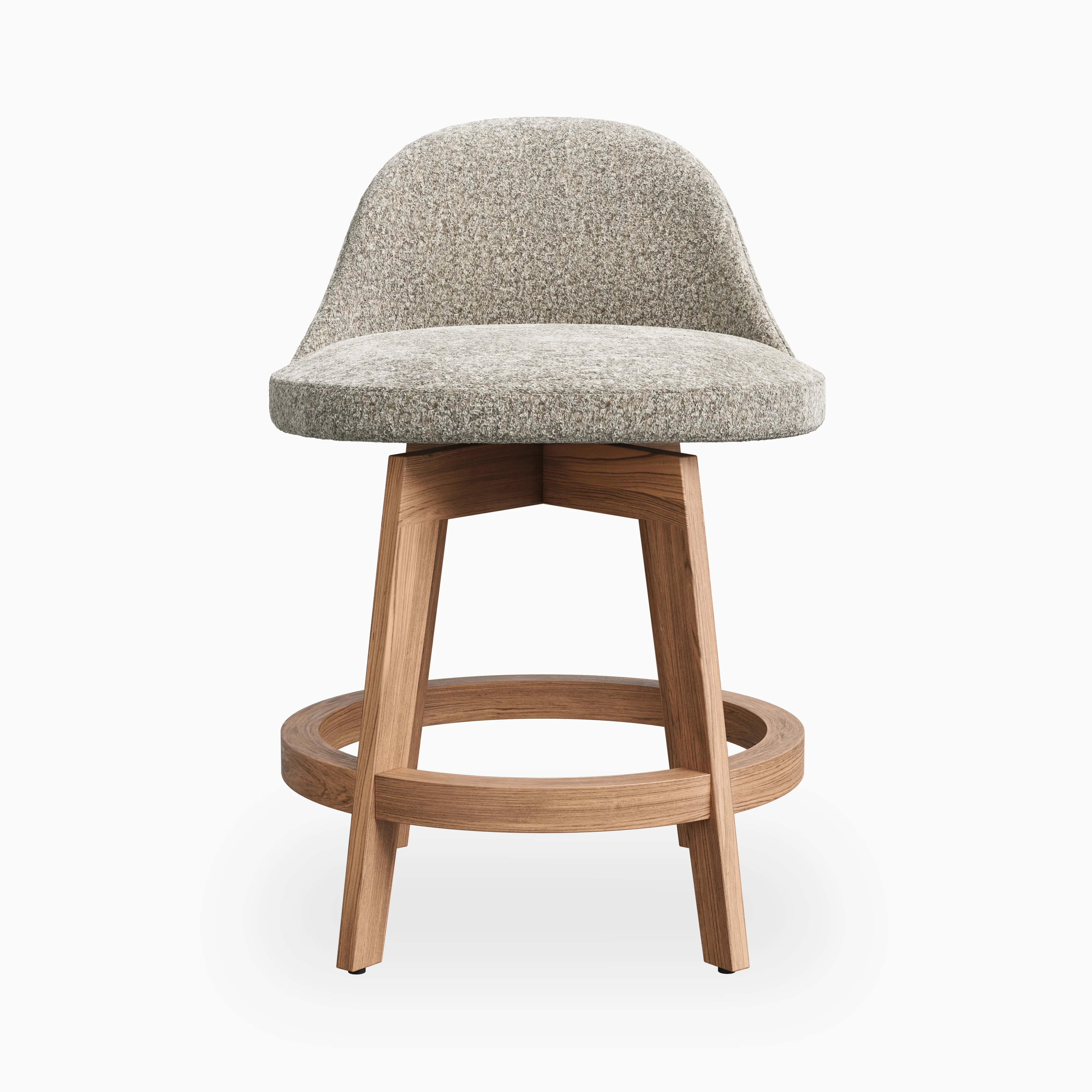 Cyril Counter Stool in Matte/Mushroom - Image 2