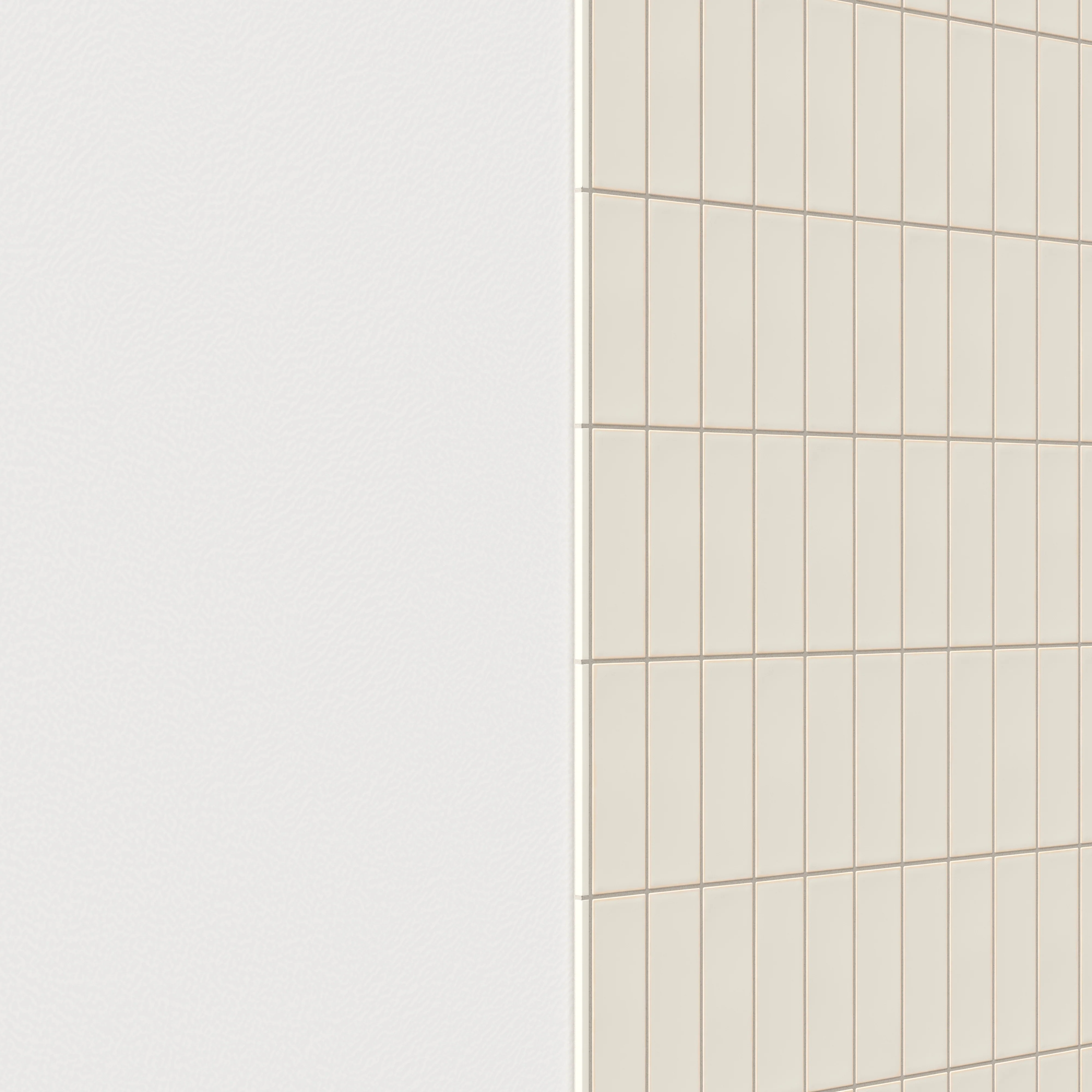 Dani 0.3x5 Trim Matte Ceramic Tile in Cream - Image 4