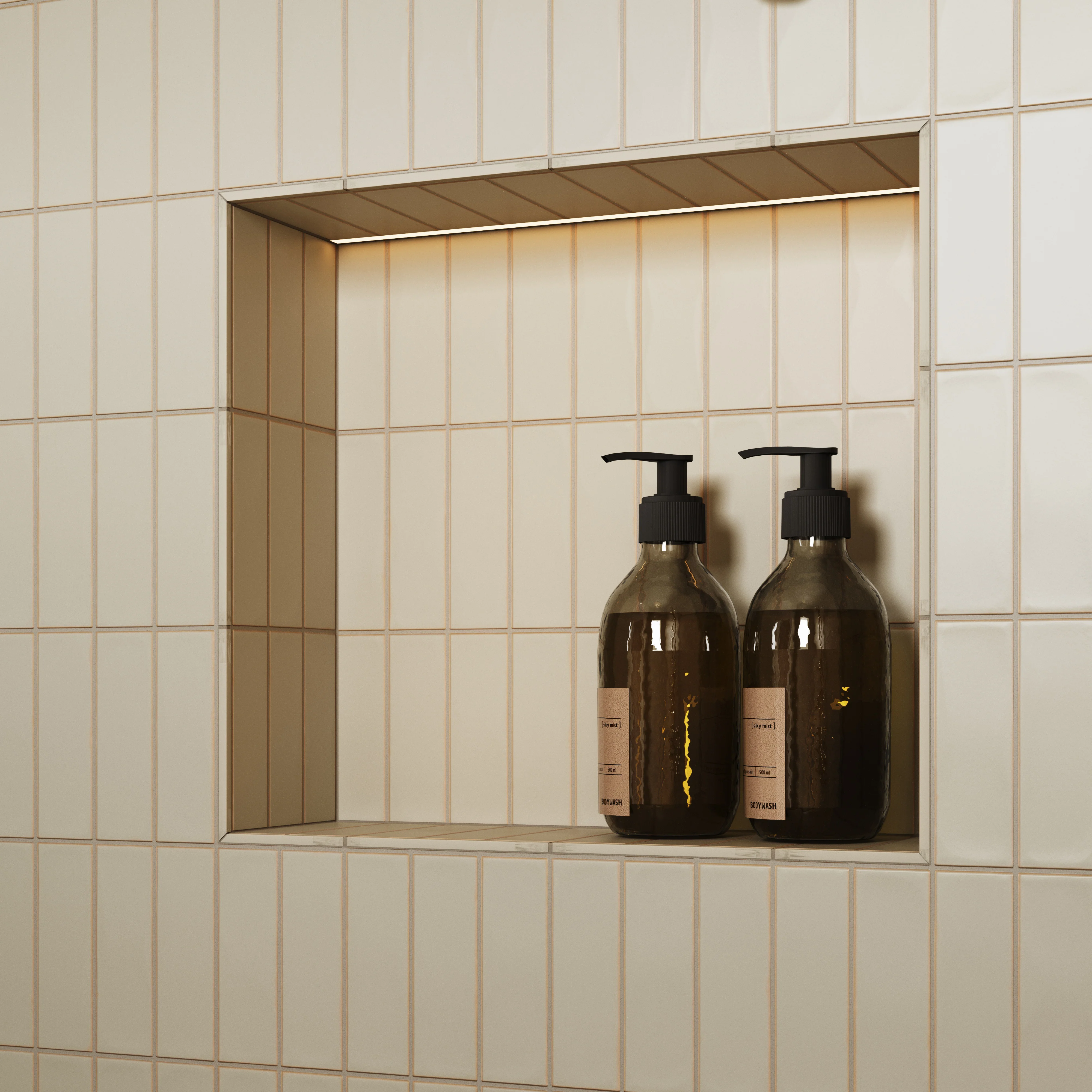 Dani 1.6x5 Matte Ceramic Tile in Cream - Image 10