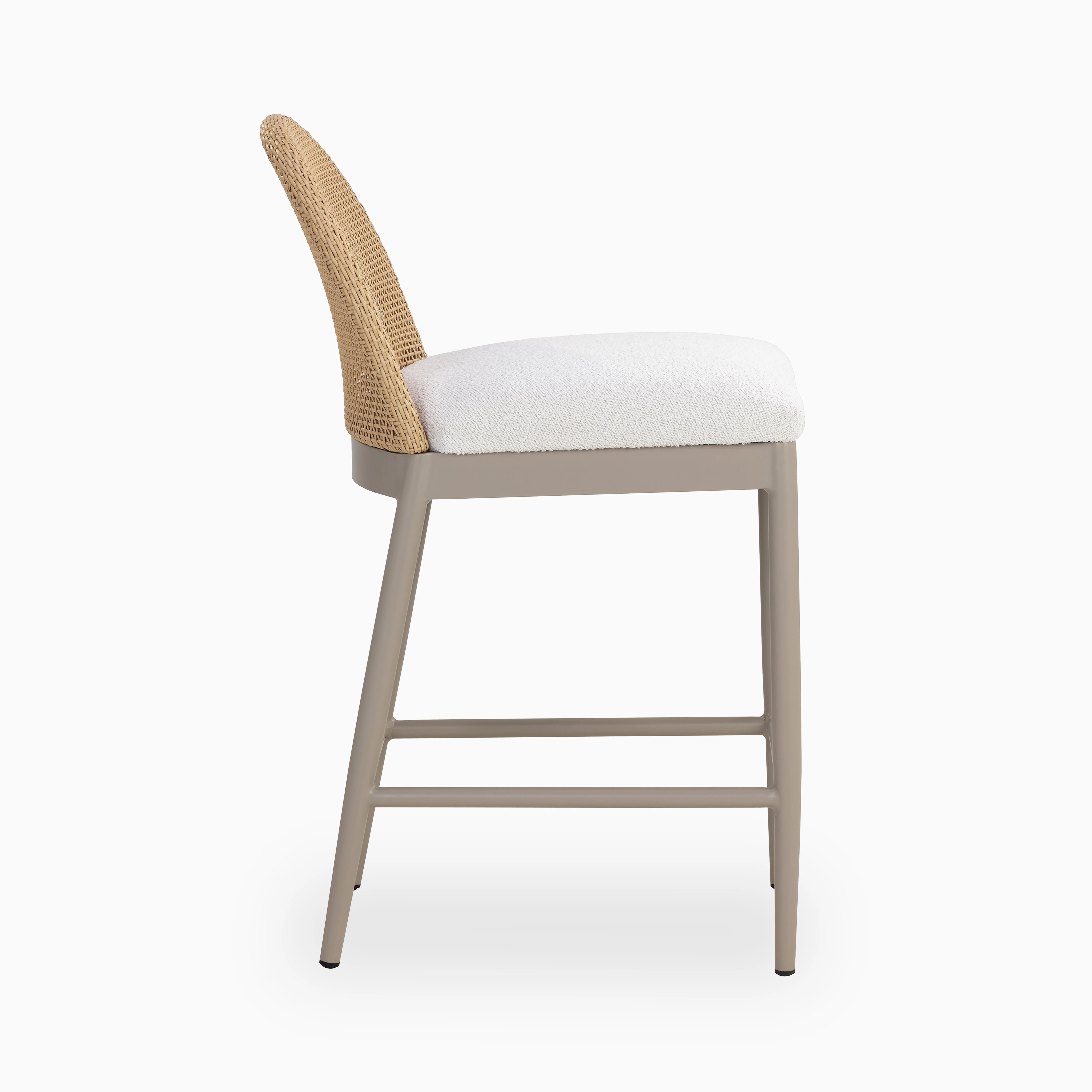 Darcy Outdoor Counter Stool in Cream - Image 5