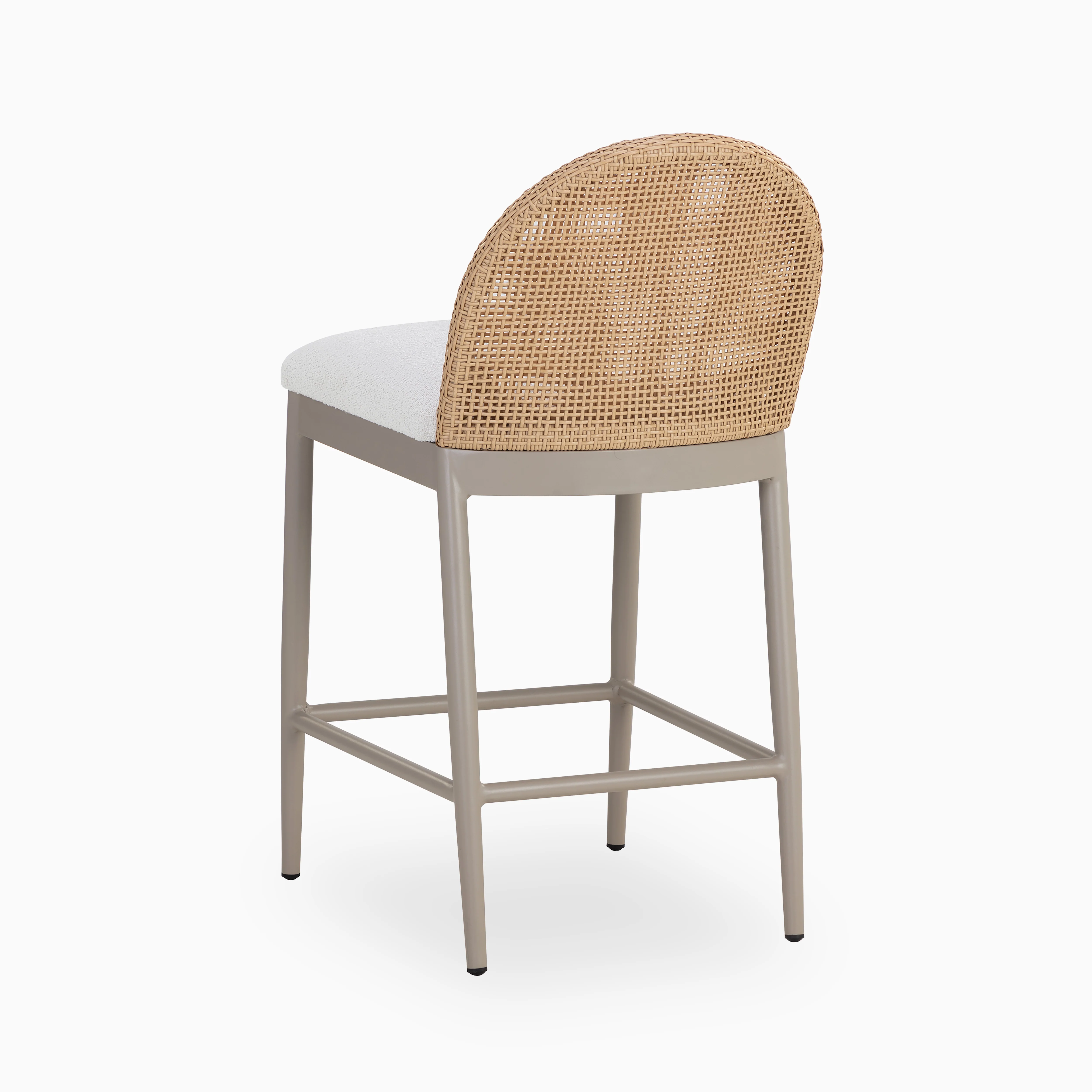 Darcy Outdoor Counter Stool in Cream - Image 6