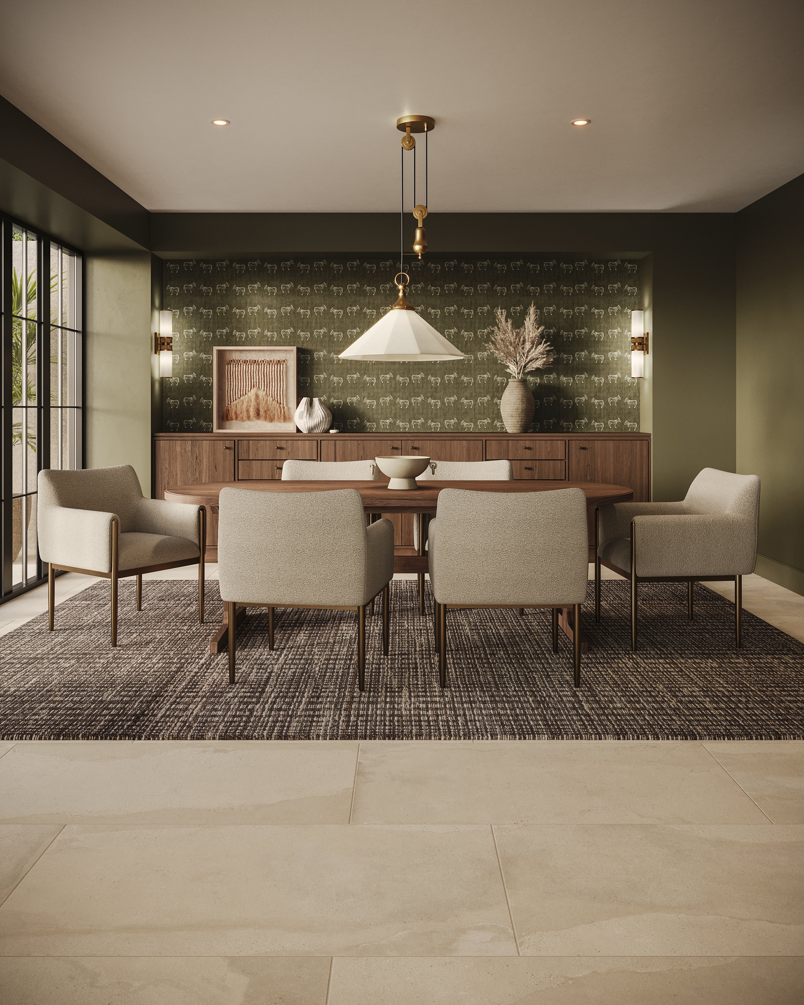 Davies Rug in Graphite / Fog - Image 6