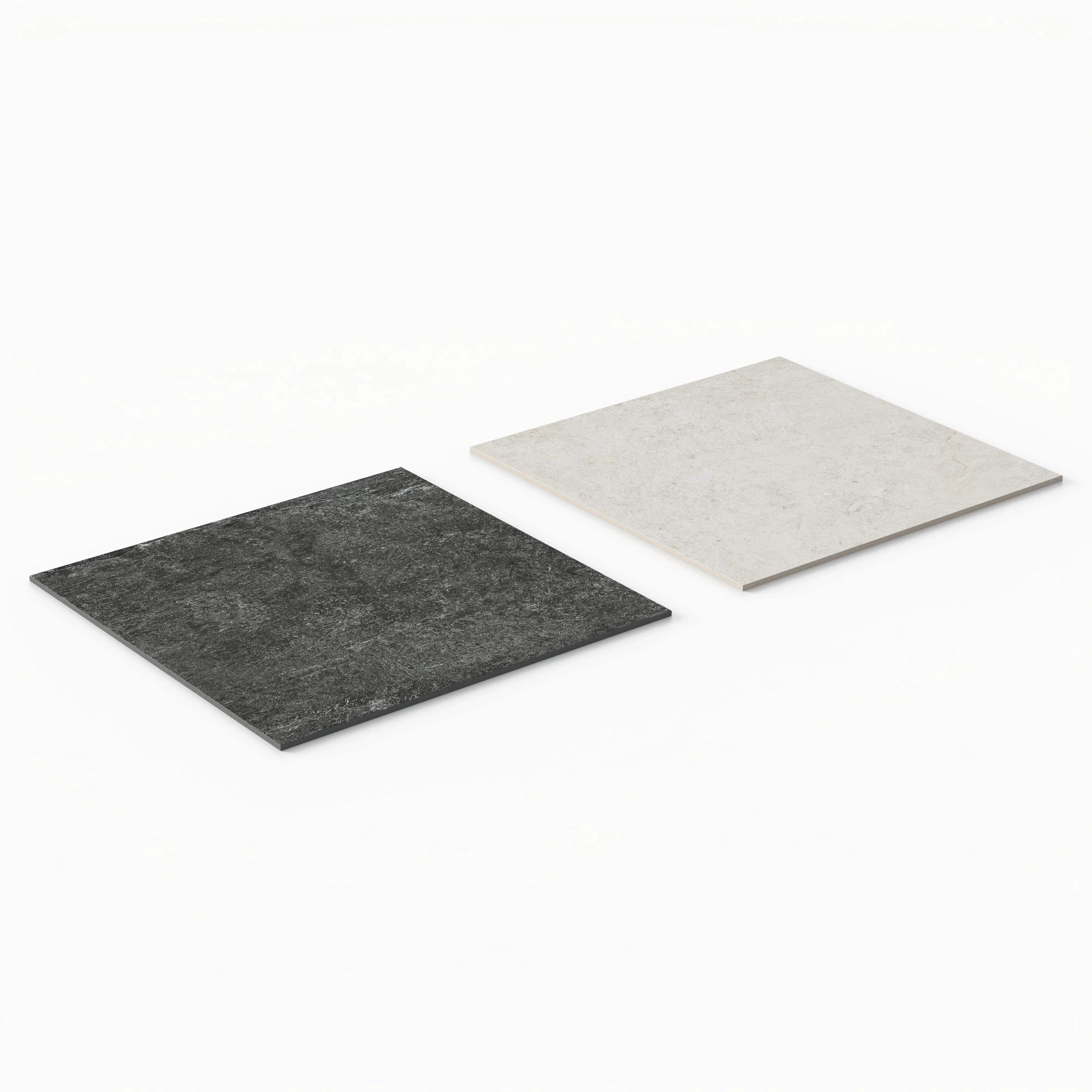 Dawson 24x24 Checkerboard Grip 2cm Porcelain Paver Tile in Charcoal & Alabaster - Image 4