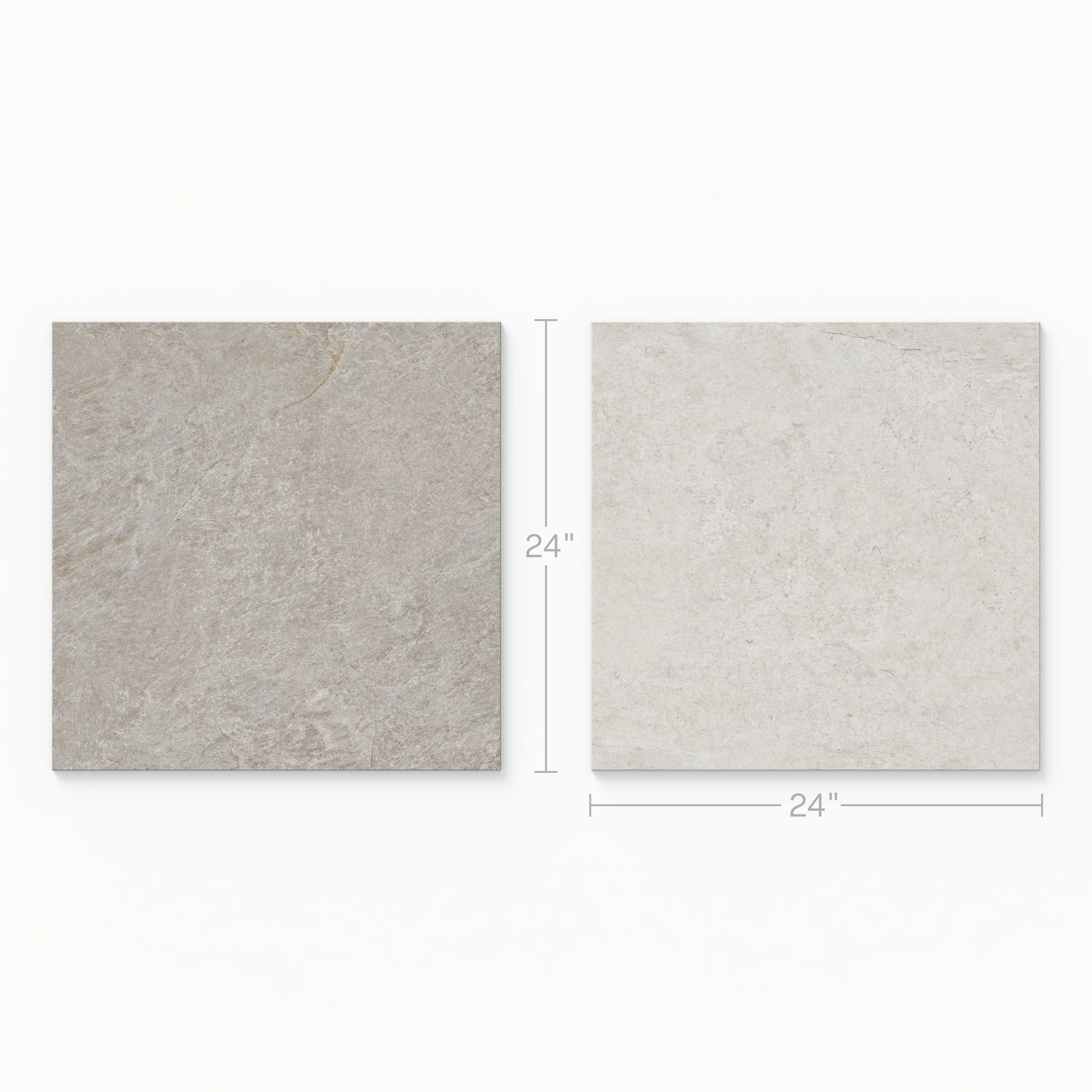 Dawson 24x24 Checkerboard Grip 2cm Porcelain Paver Tile in Dune & Alabaster - Image 4