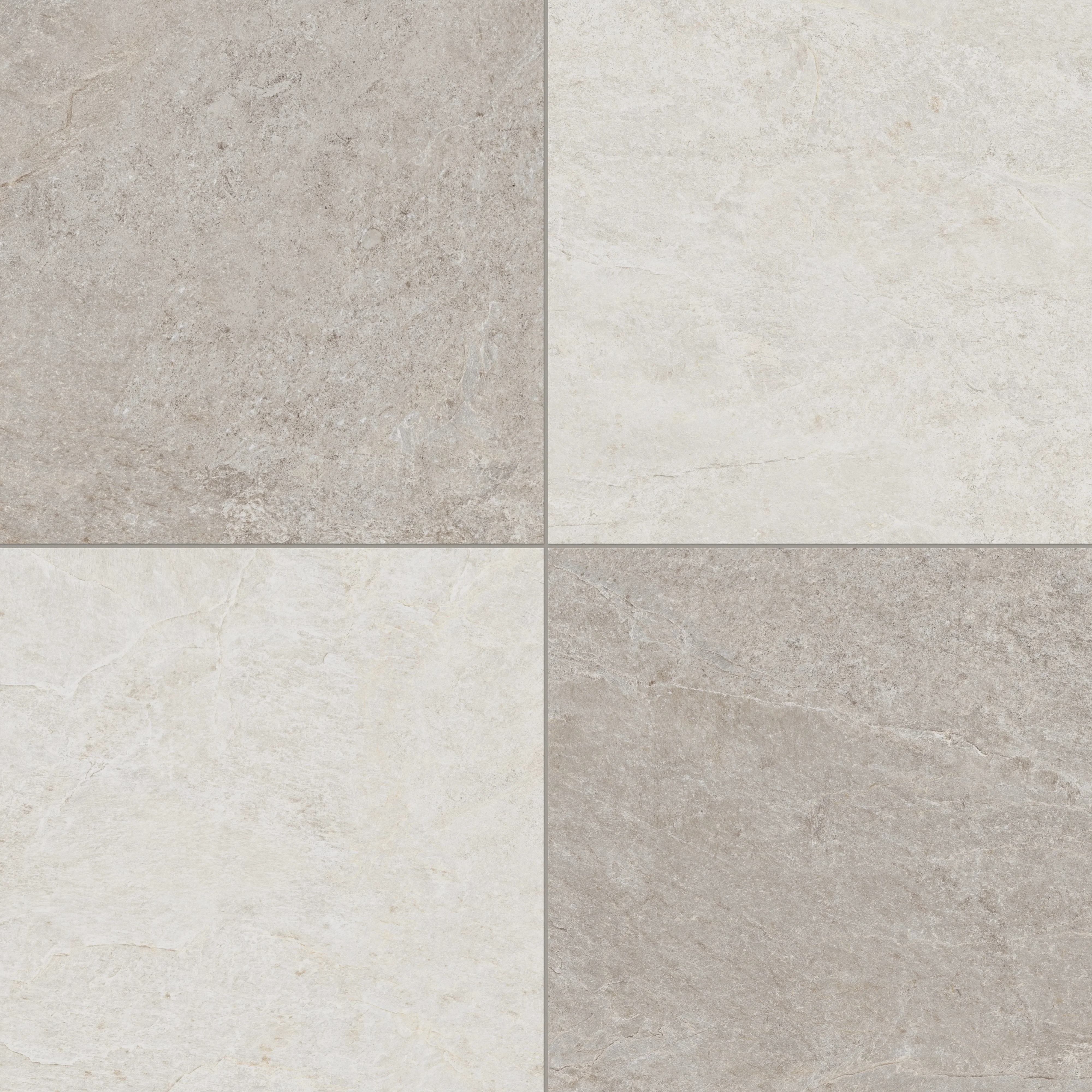 Dawson 24x24 Checkerboard Grip 2cm Porcelain Paver Tile in Dune & Alabaster - Image 6