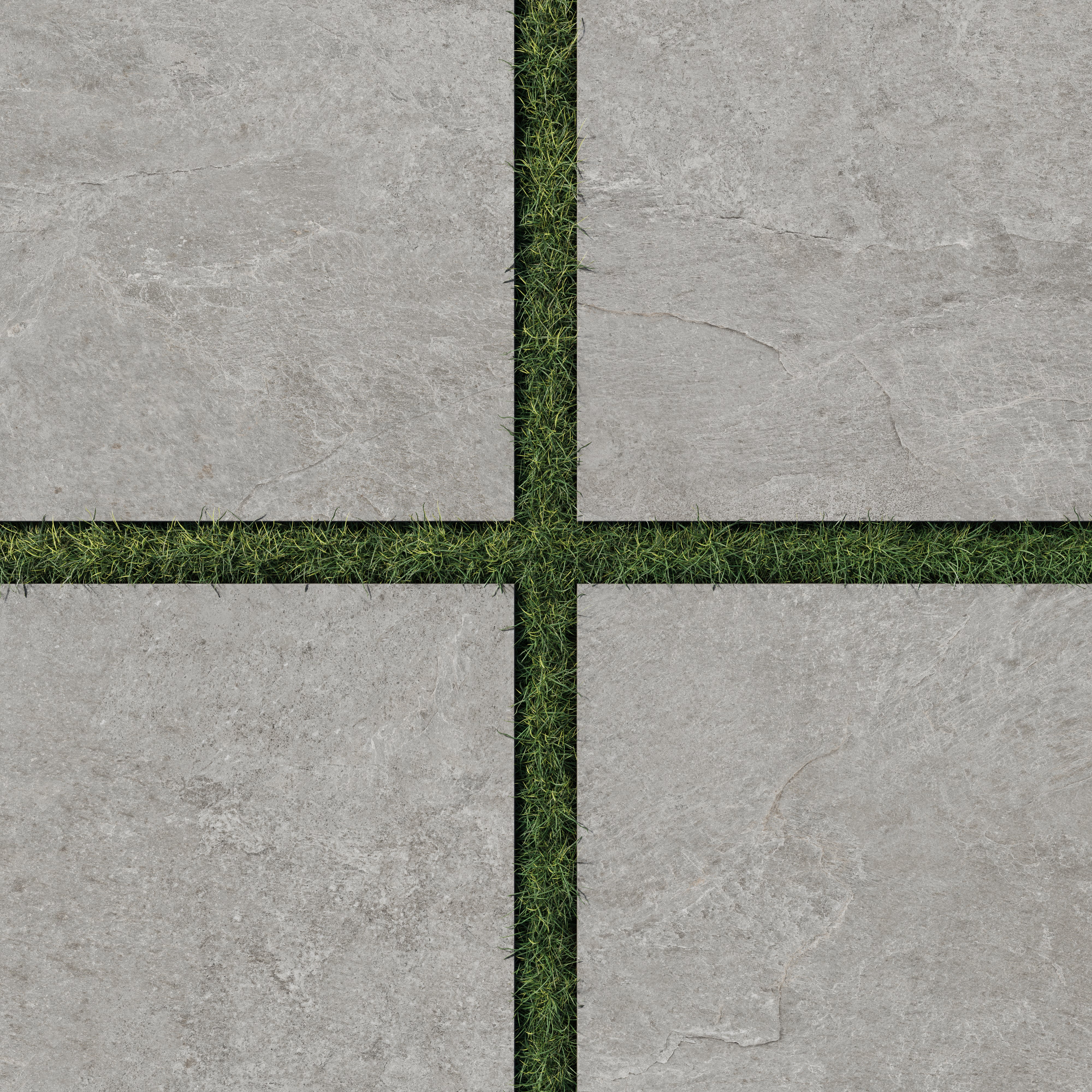 Dawson 24x24 Grip Porcelain 2cm Paver Tile in Ash