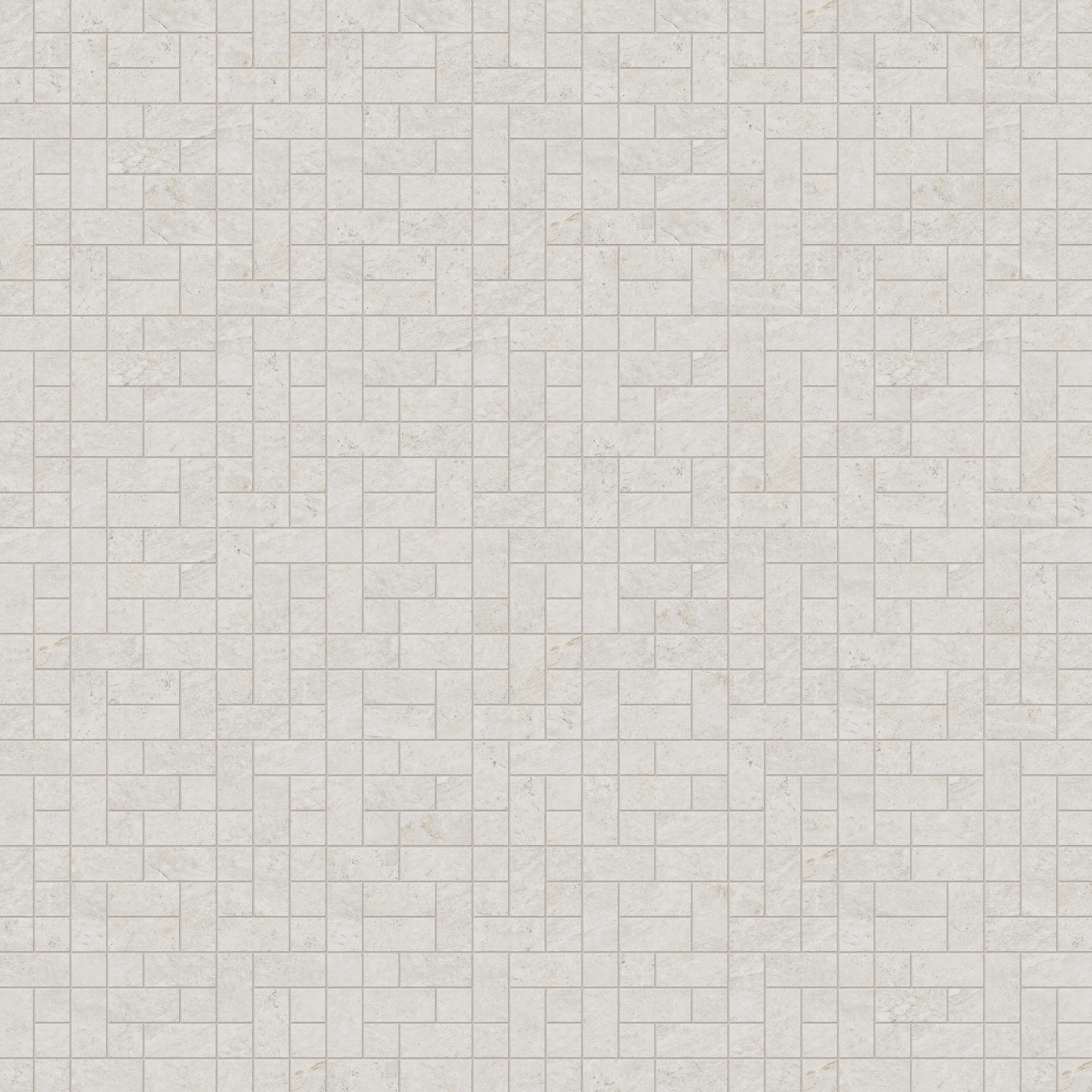 Dawson 8.7x12 Matte Porcelain Tetris Mosaic Tile in Alabaster - Image 4
