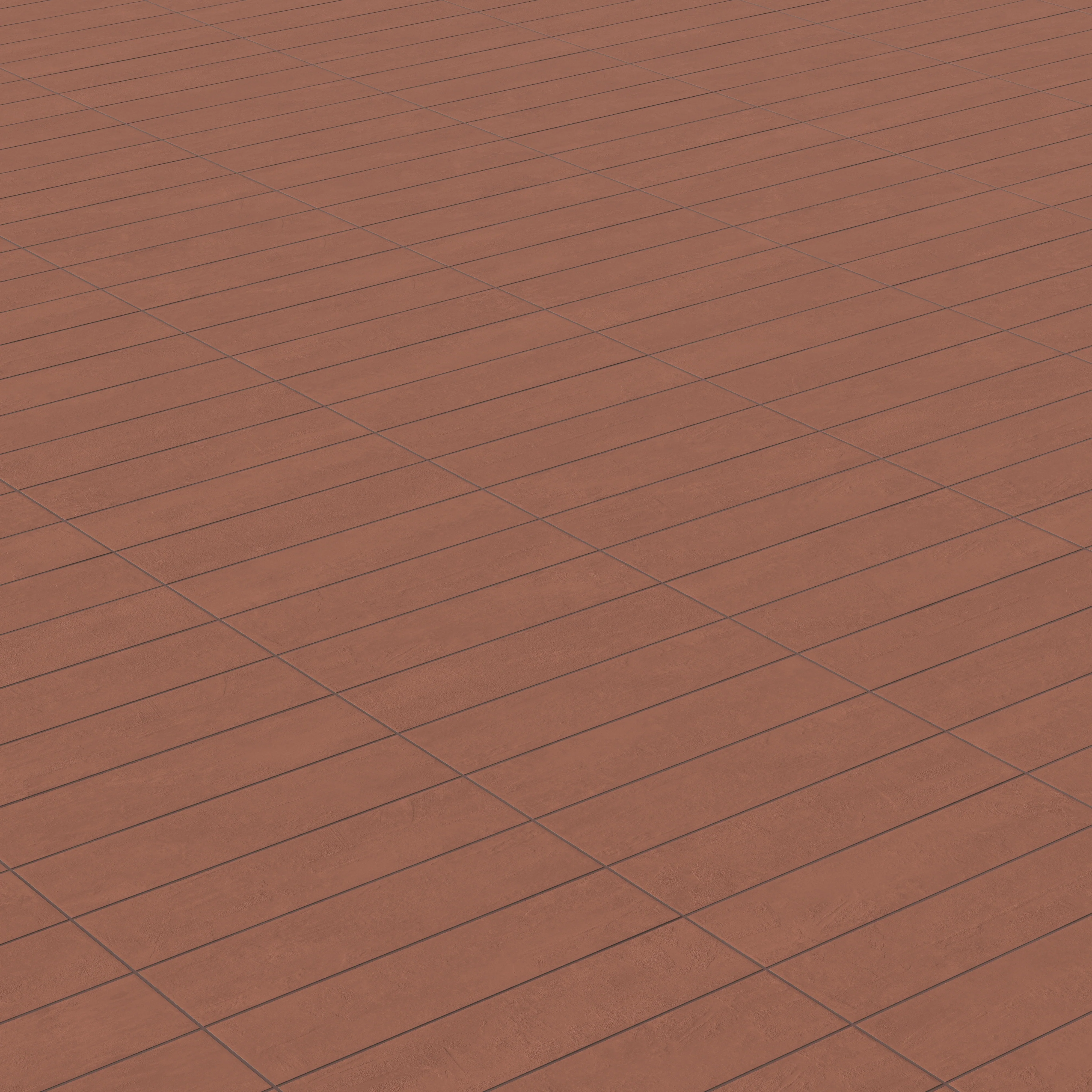 Dax 6x24 Matte Porcelain Tile in Rust - Image 6