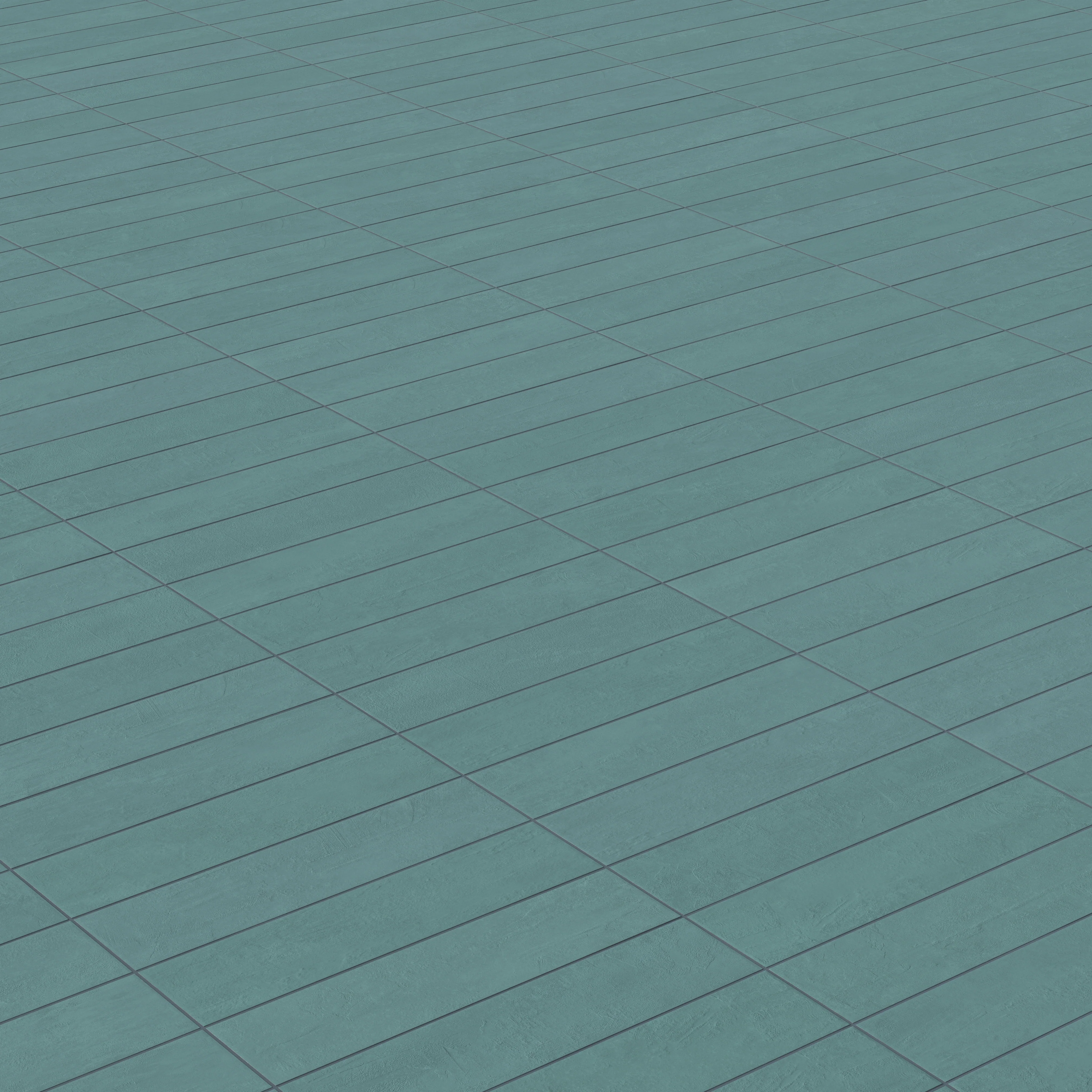 Dax 6x24 Matte Porcelain Tile in Teal - Image 4